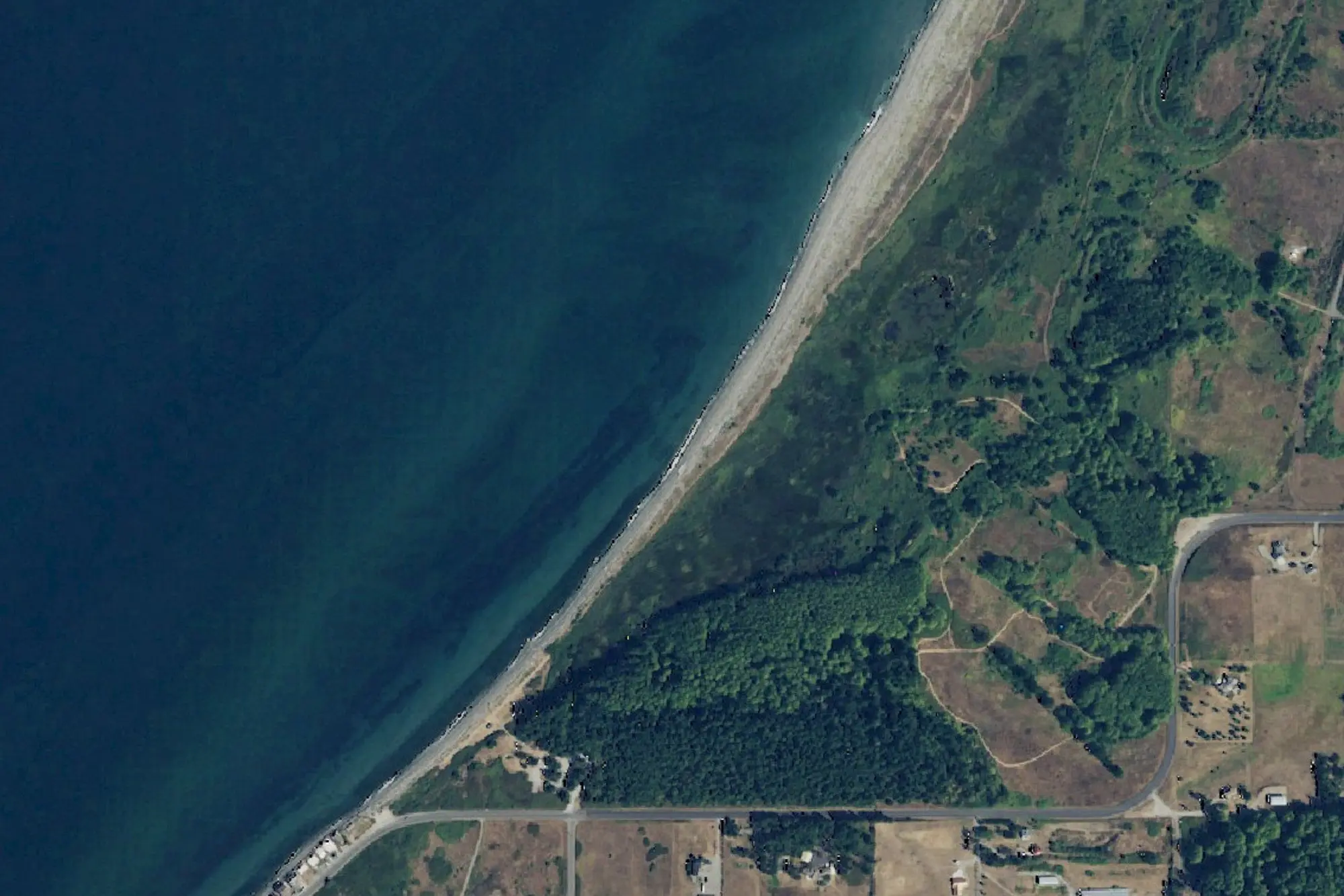 Aerial view of Joseph Whidbey