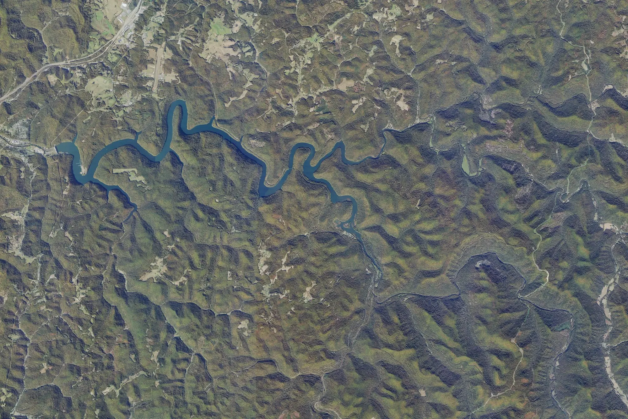 Aerial view of Sutton Recreation Area