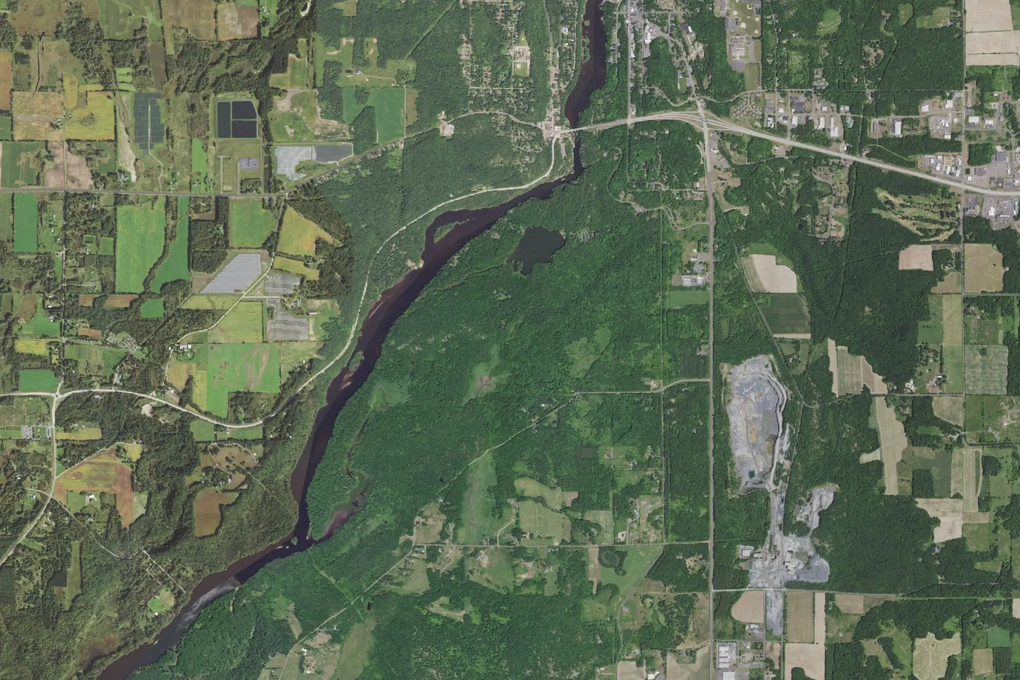 Aerial view of Interstate Park-Iansr