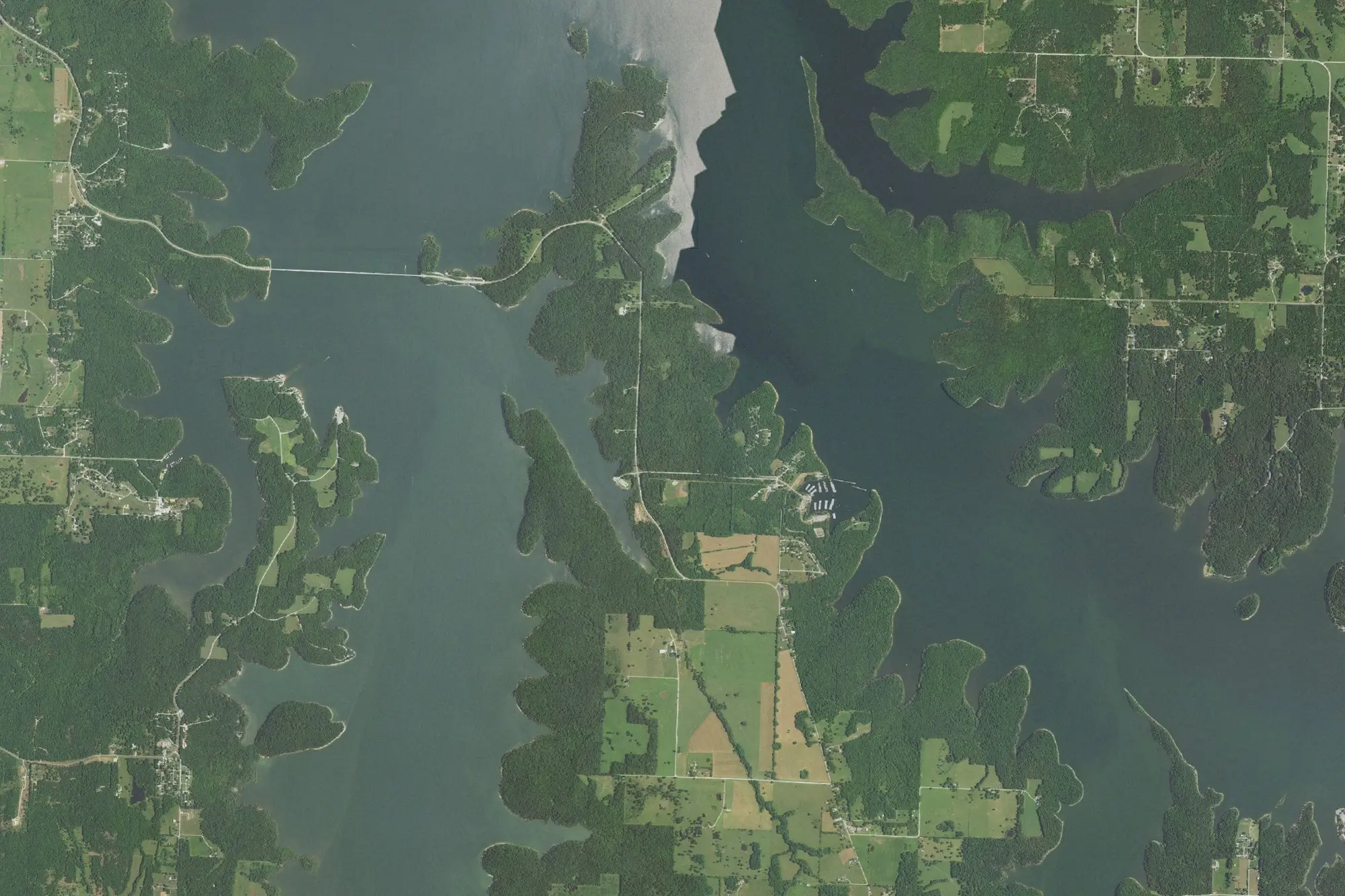 Aerial view of Stockton State Park