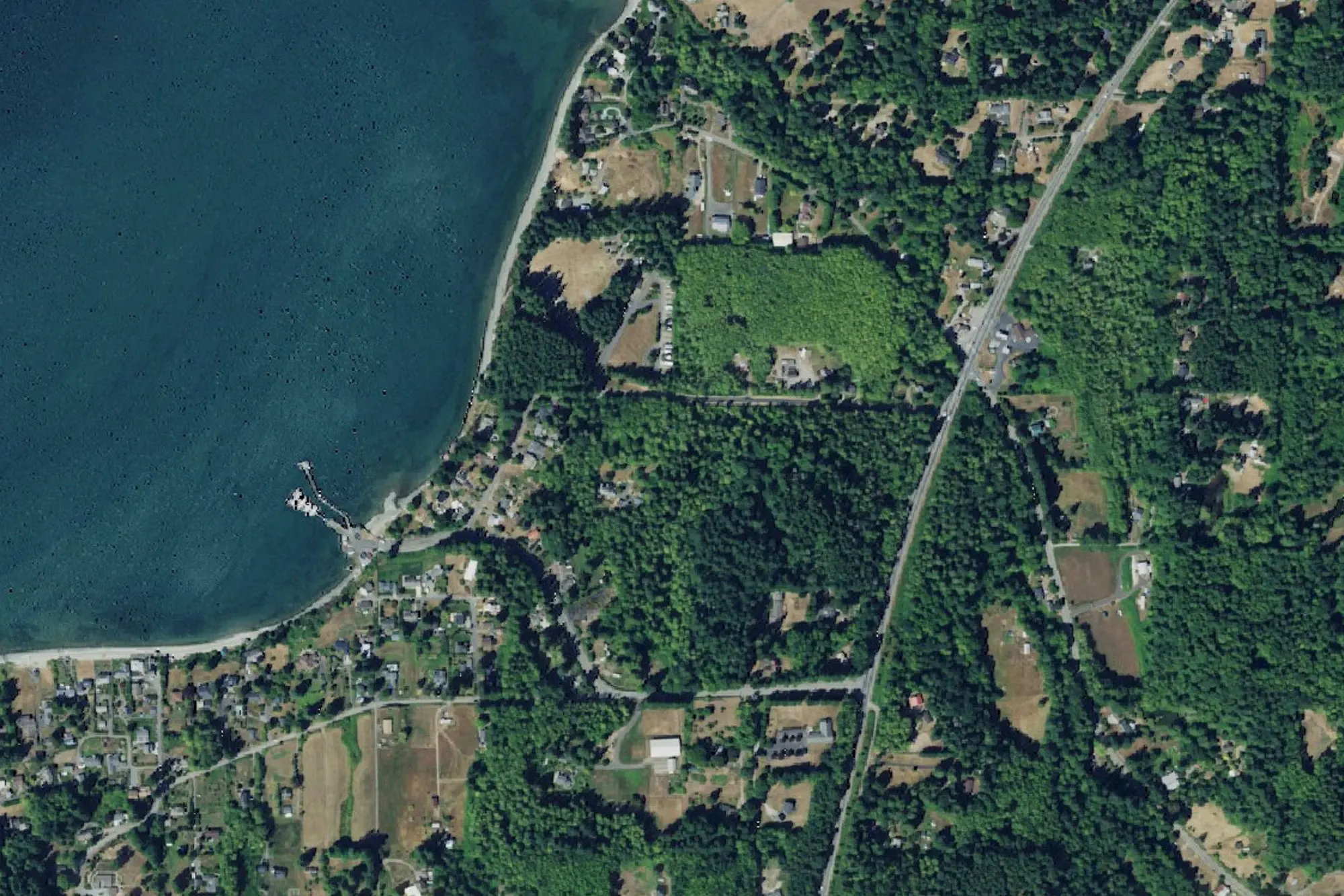 Aerial view of Kitsap Memorial