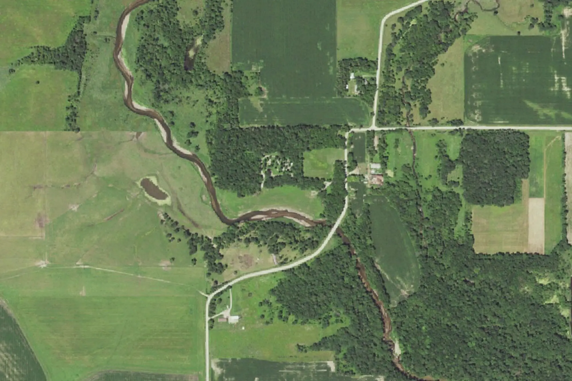 Aerial view of Pioneer State Recreation Area