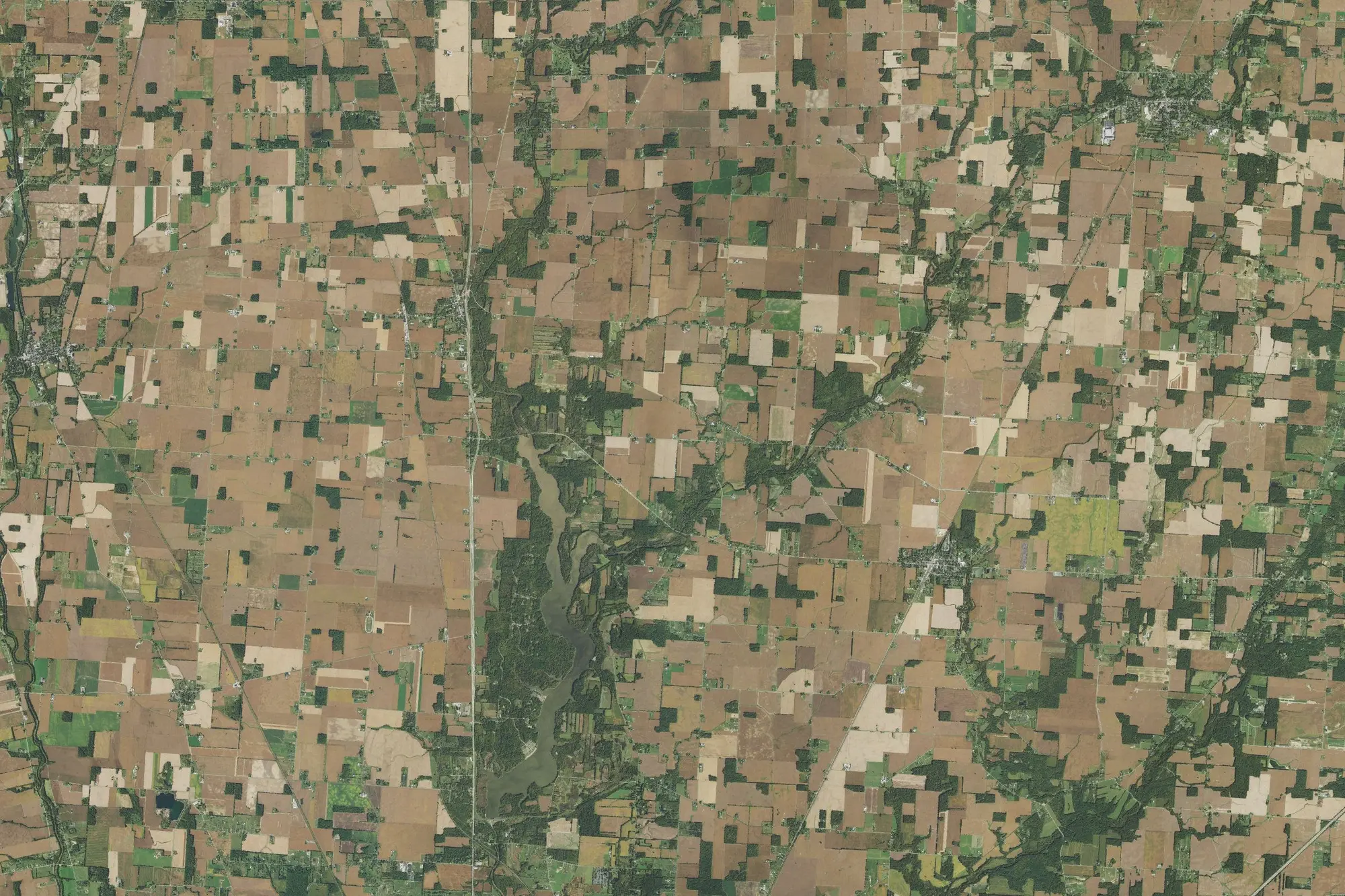 Aerial view of Delaware Recreation Area