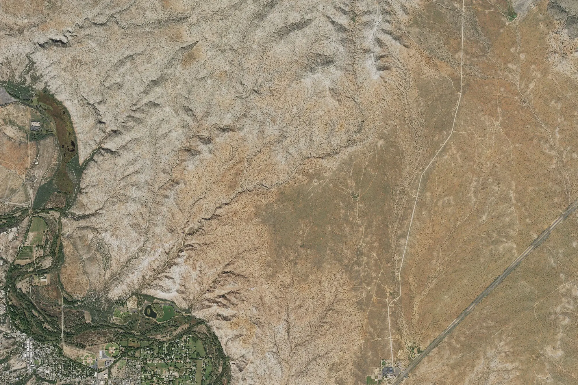 Aerial view of Dead Horse Ranch State Park