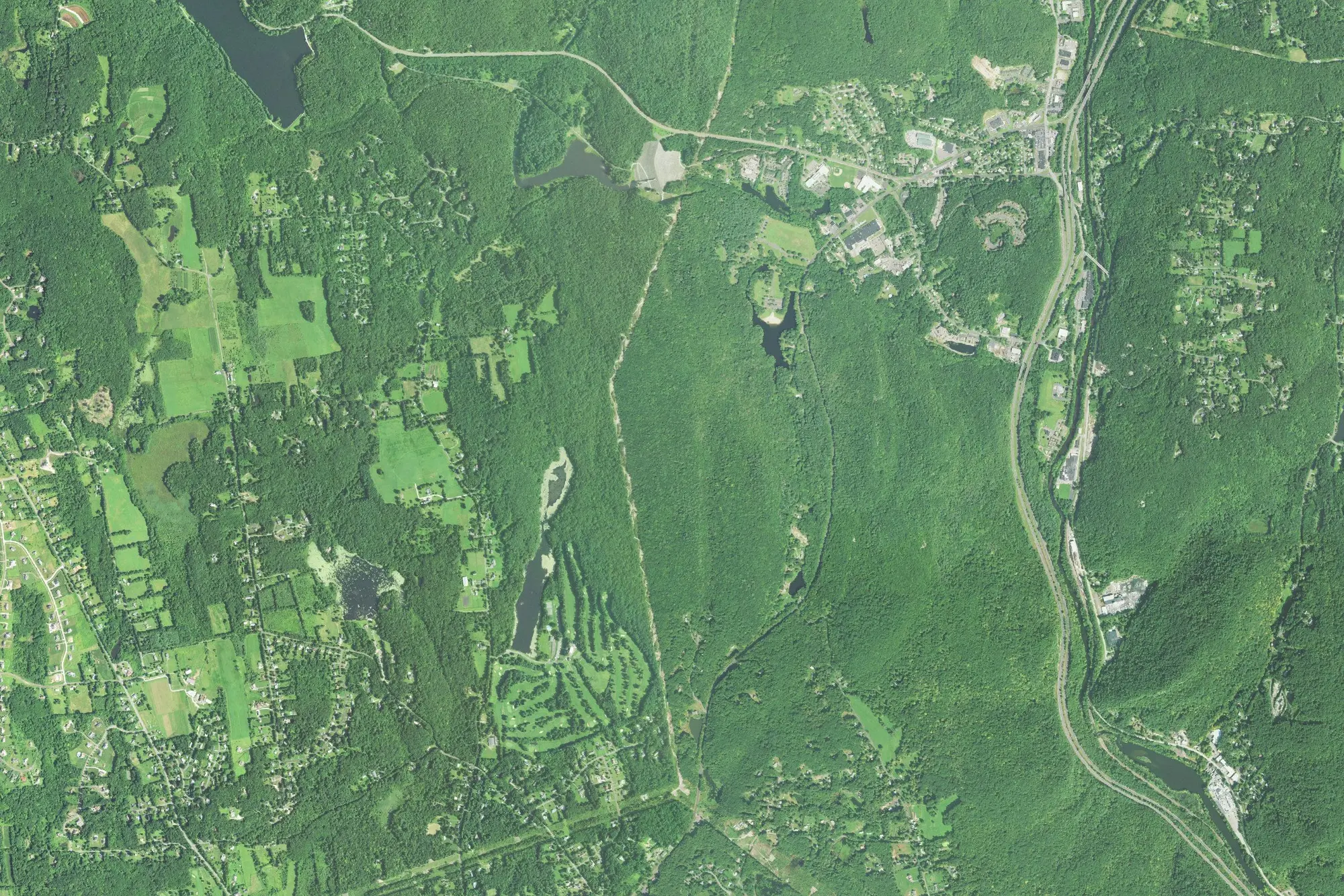 Aerial view of Black Rock State Park