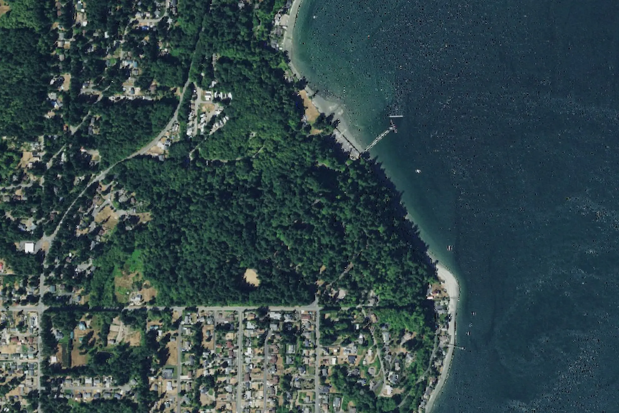 Aerial view of Illahee