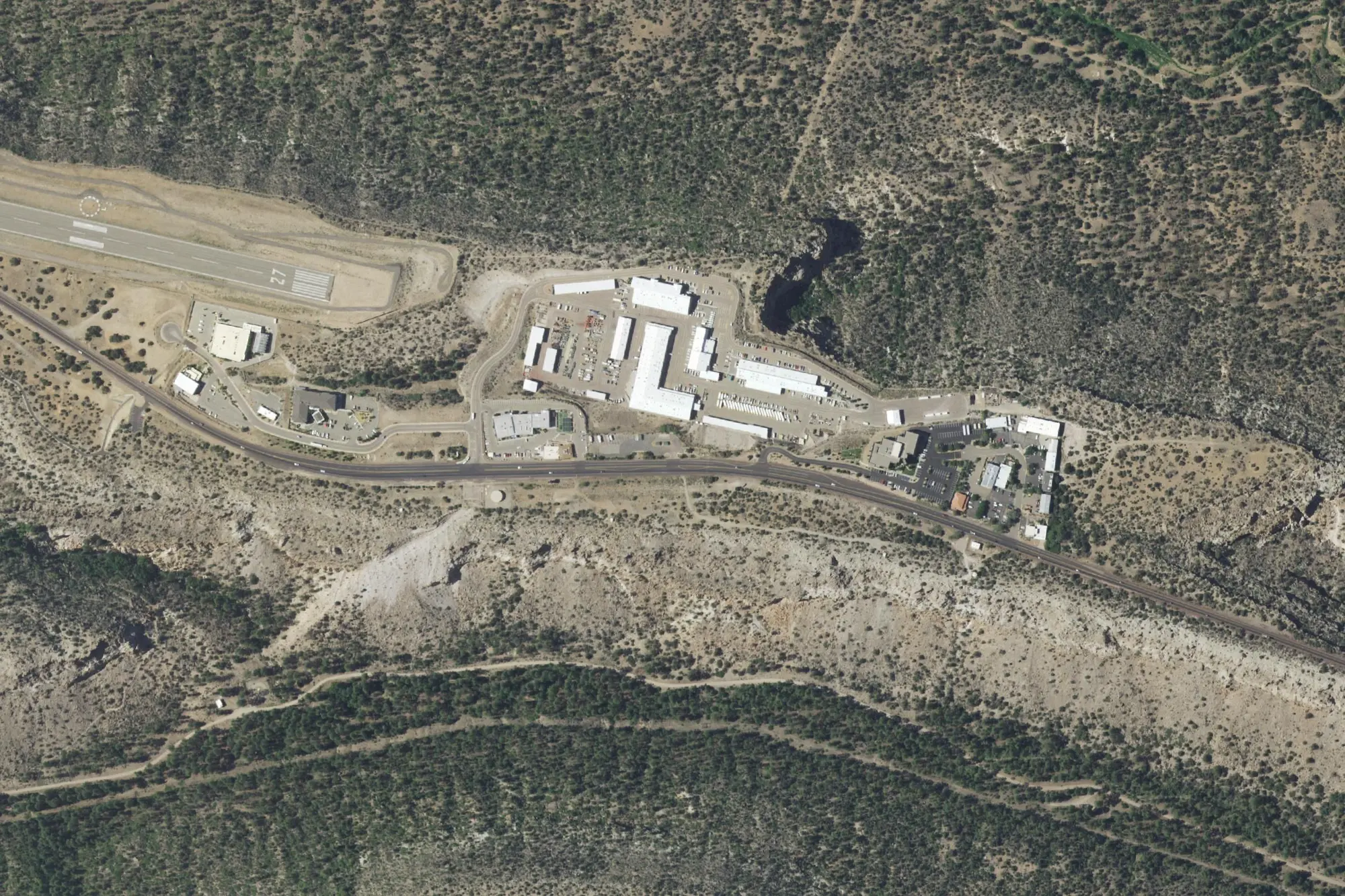 Aerial view of Entrance Park