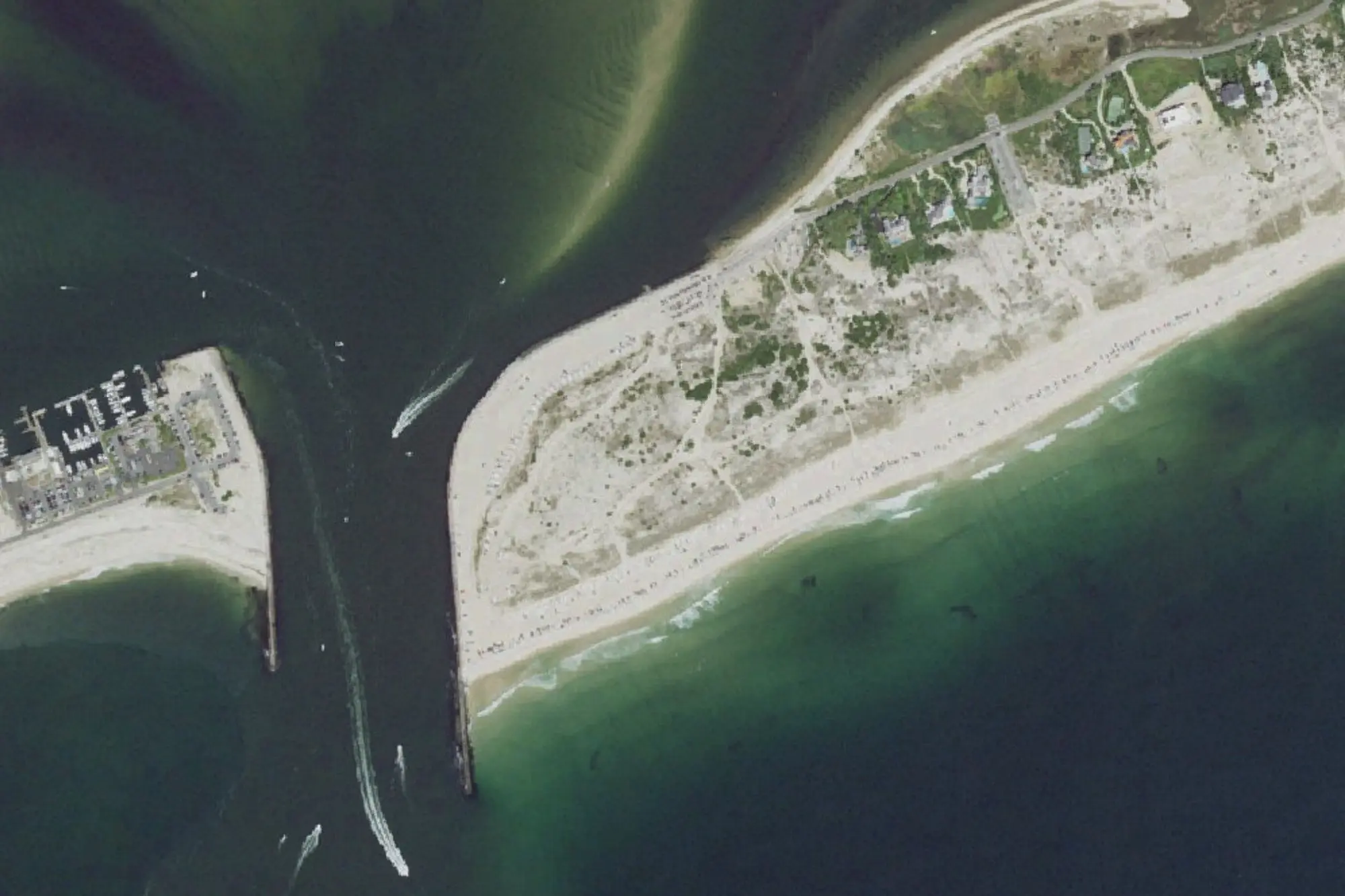 Aerial view of Shinnecock County Park East