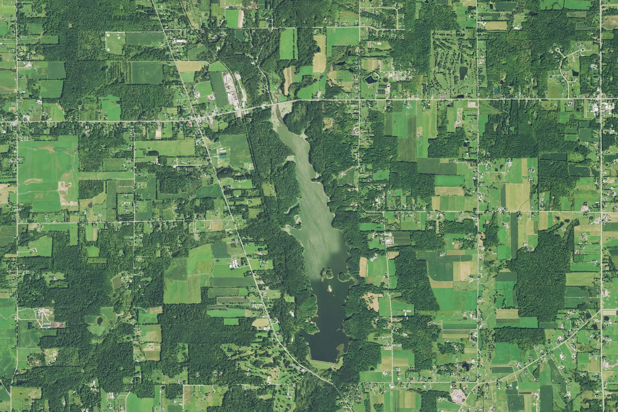 Aerial view of Headwaters Park