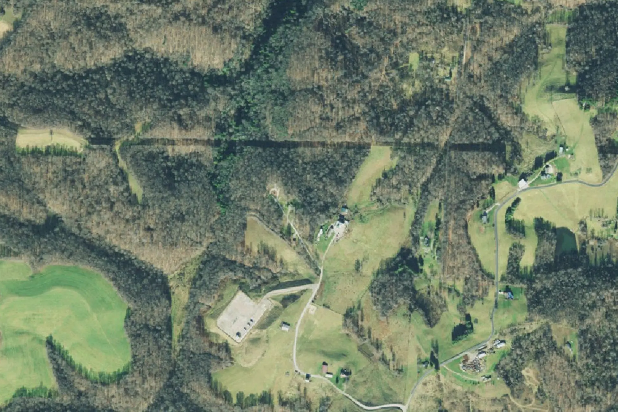 Aerial view of Piatt Park
