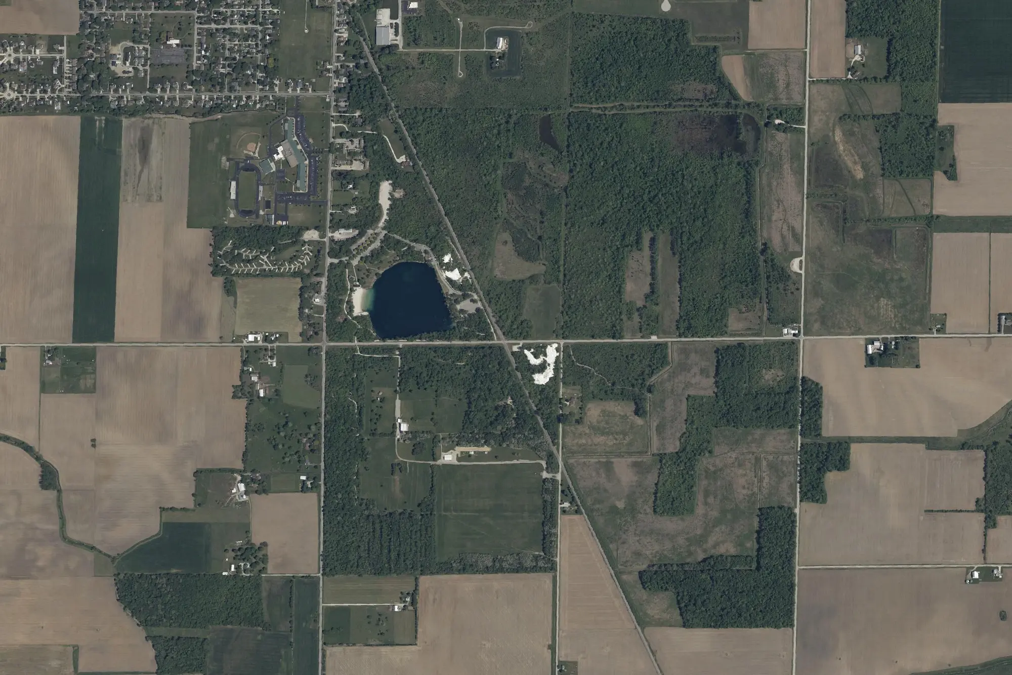 Aerial view of White Star Park