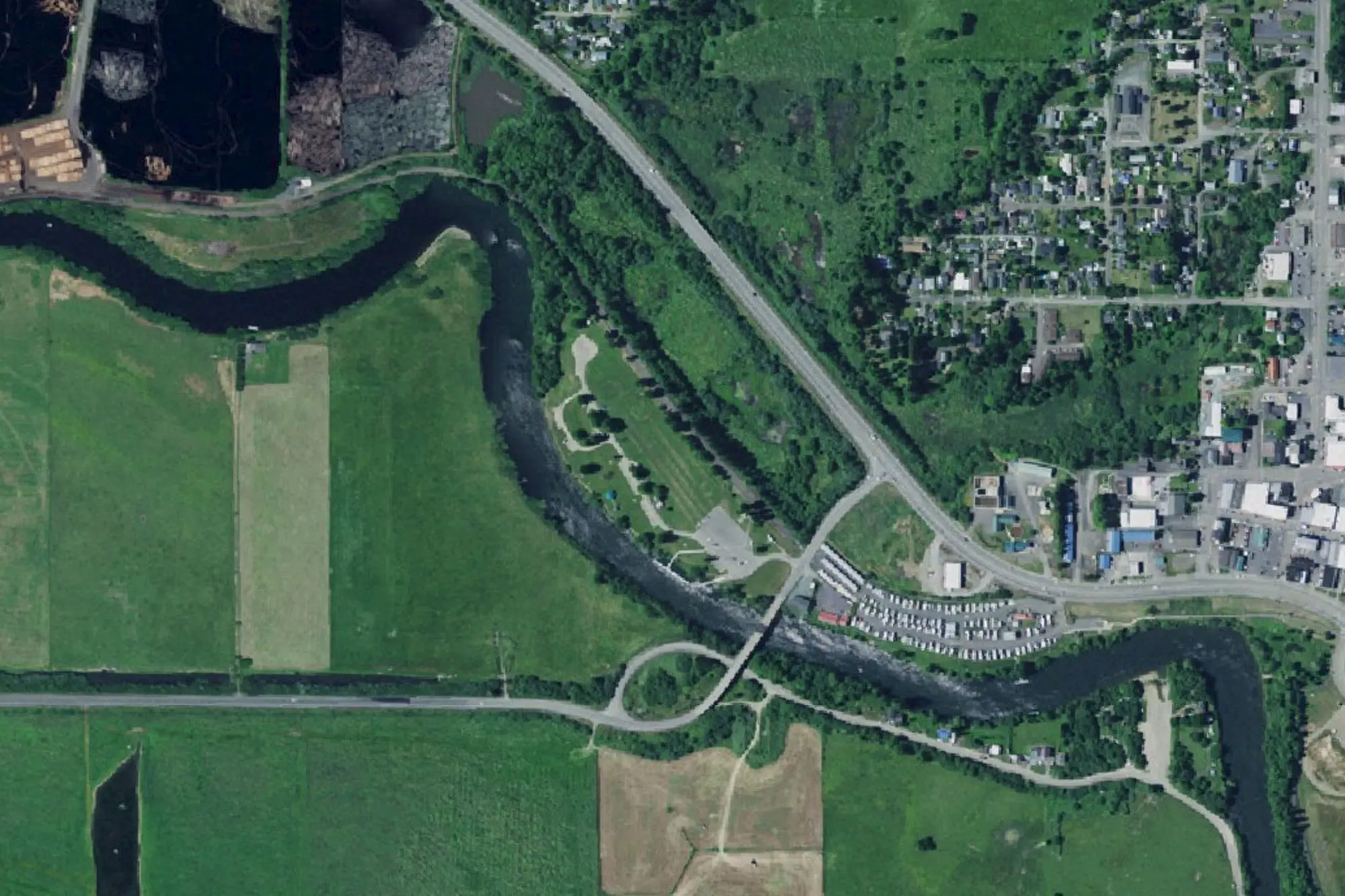 Aerial view of Penny Sturdivant Park