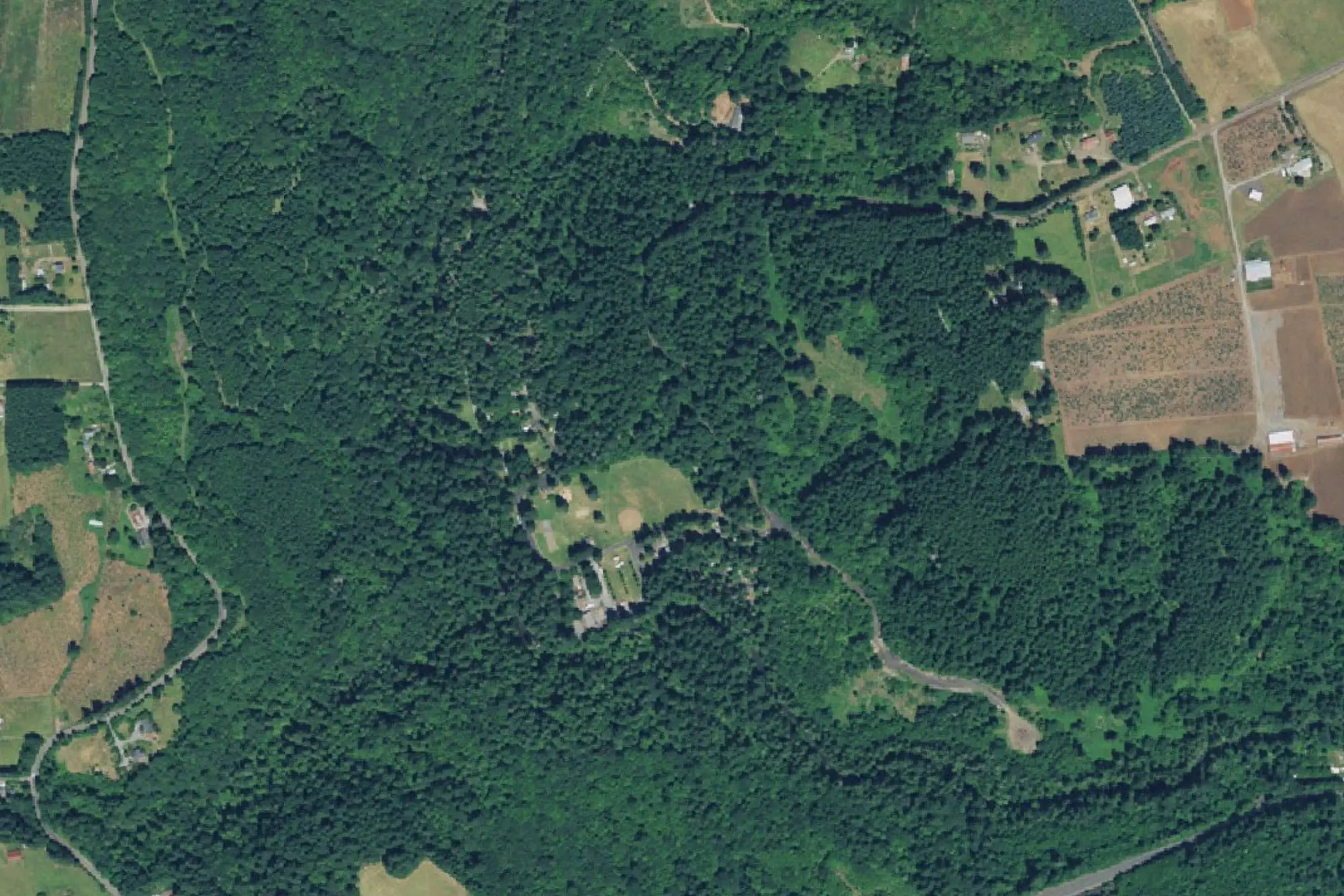 Aerial view of Metzler Park