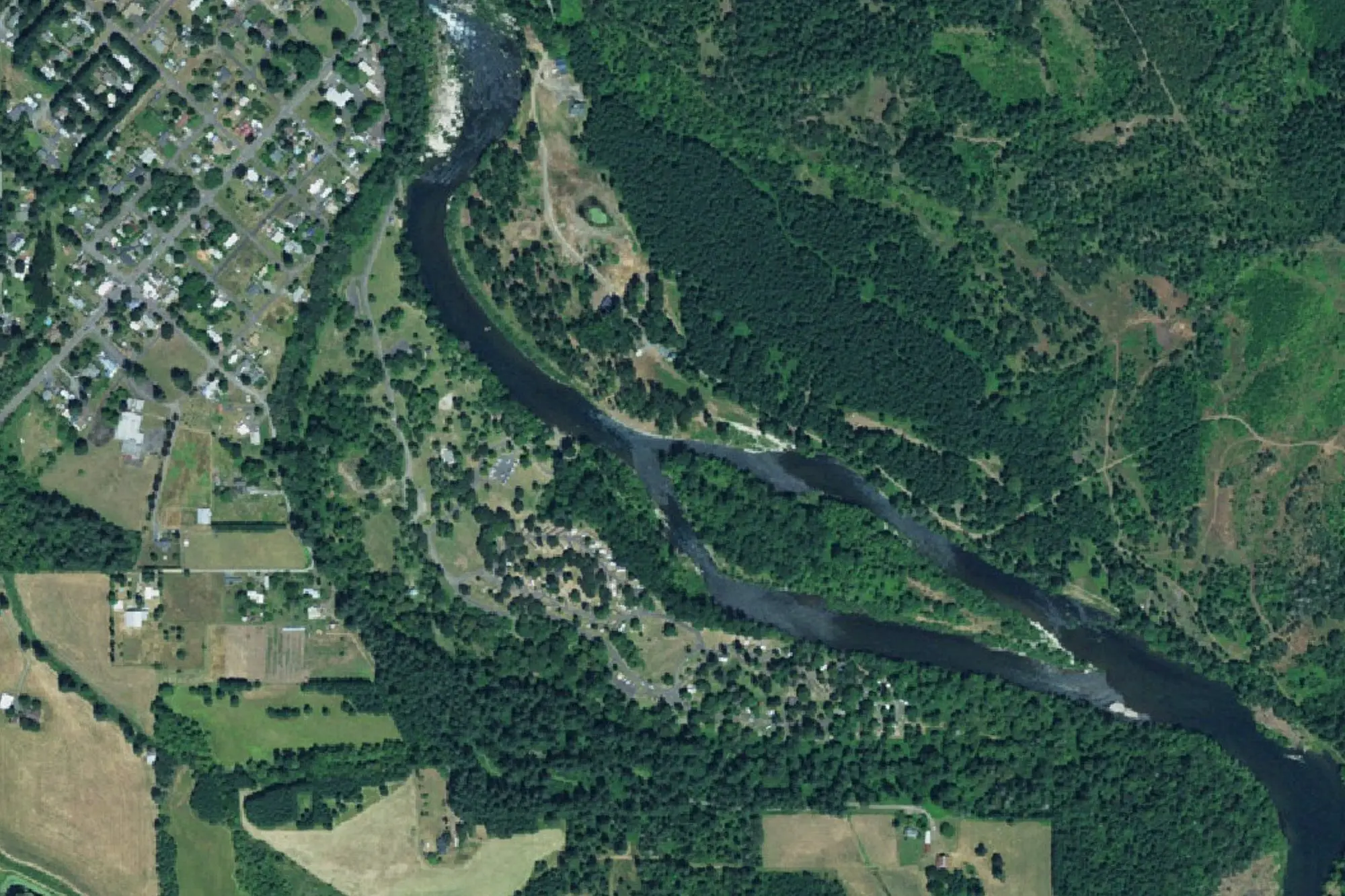 Aerial view of Waterloo Park