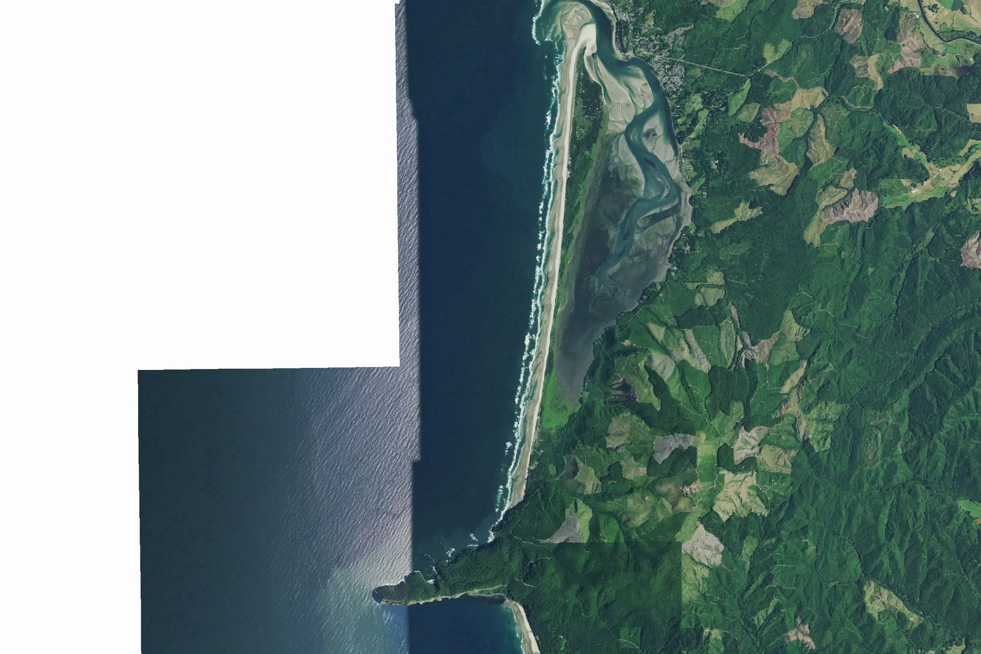 Aerial view of Cape Lookout State Park