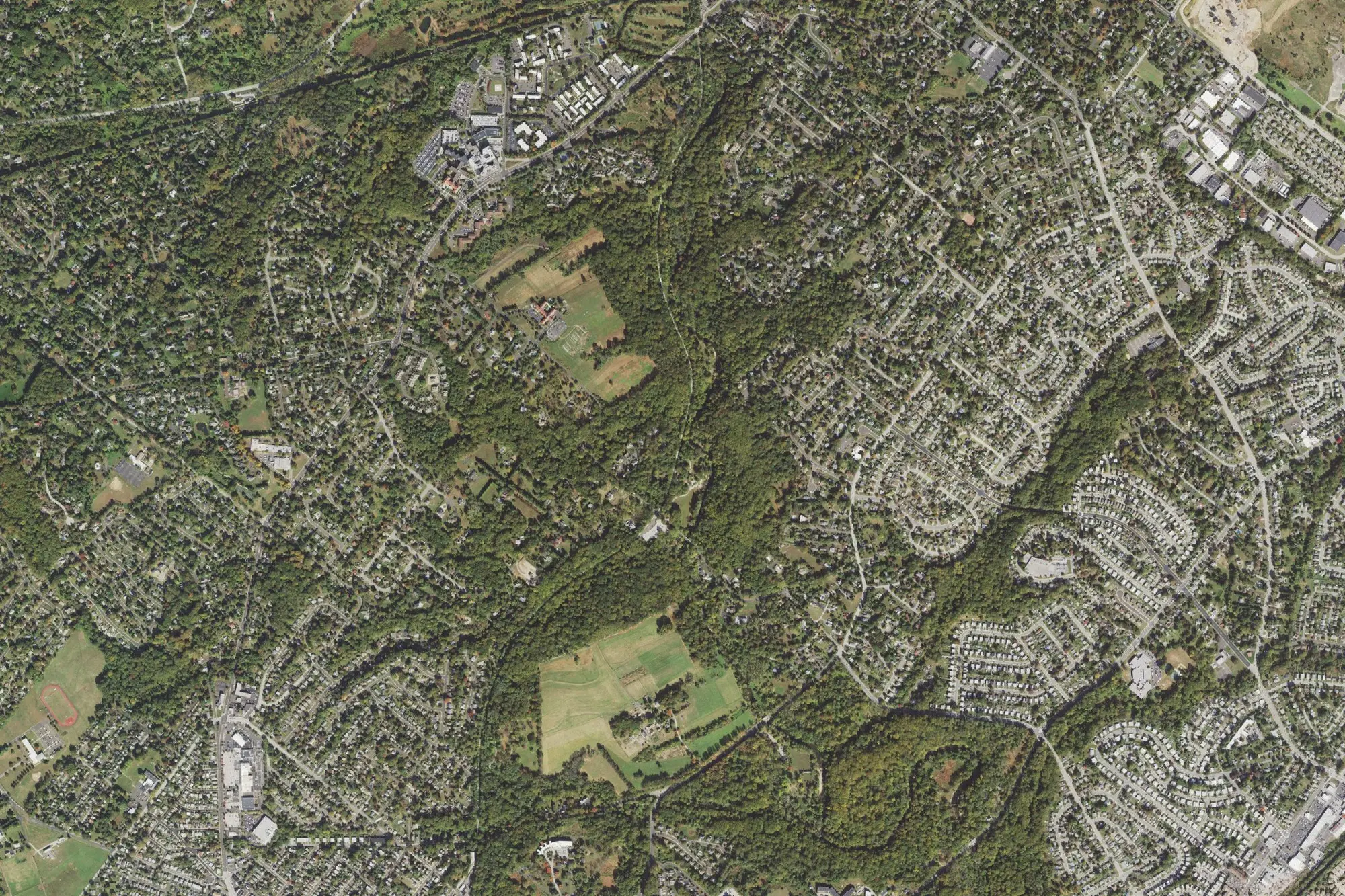 Aerial view of Lorimer Park