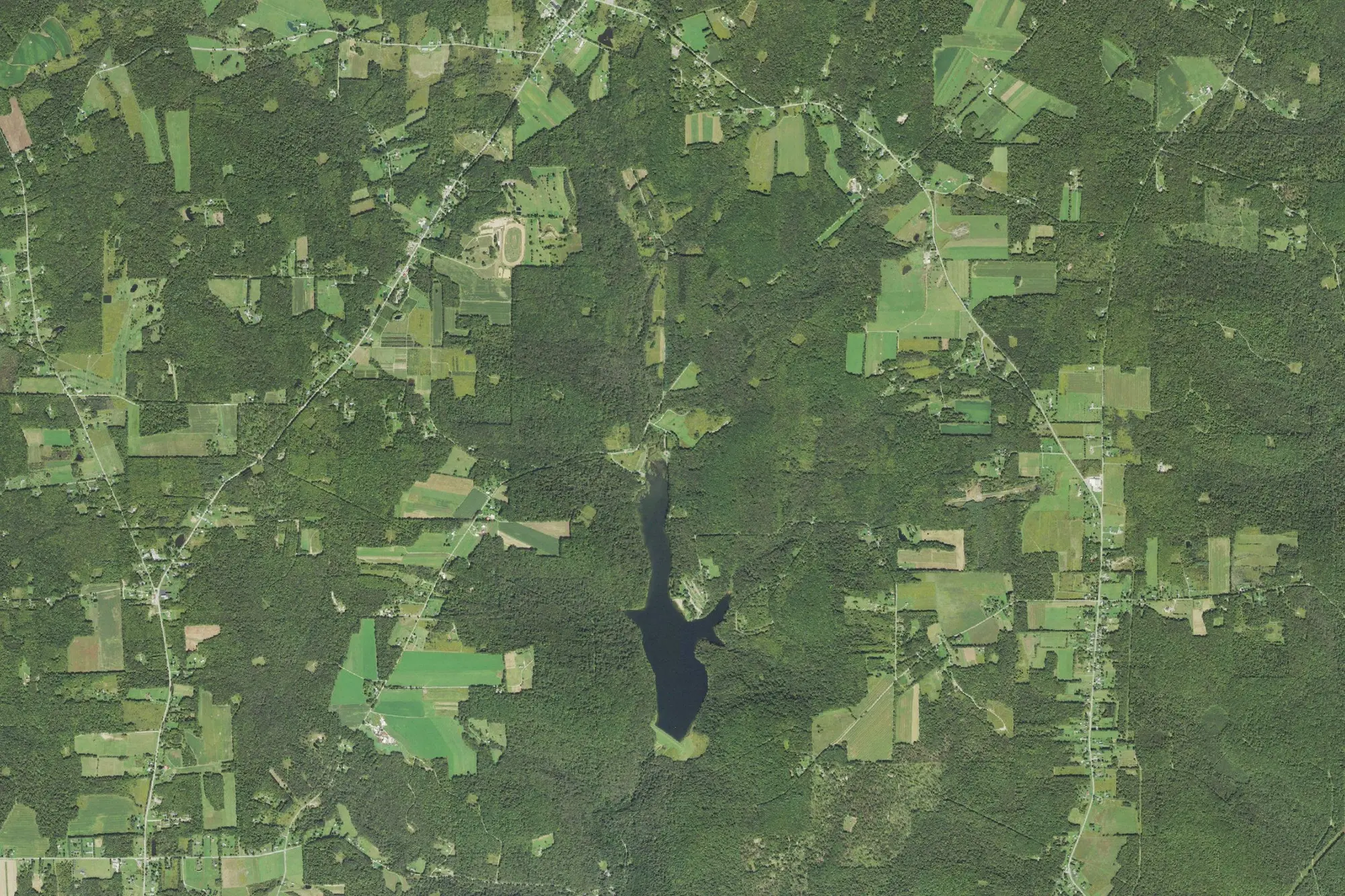Aerial view of Two Mile Run County Park