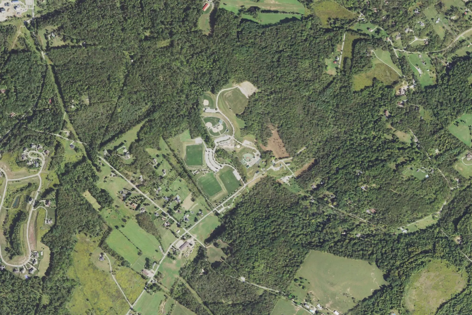 Aerial view of Murrysville Community Park