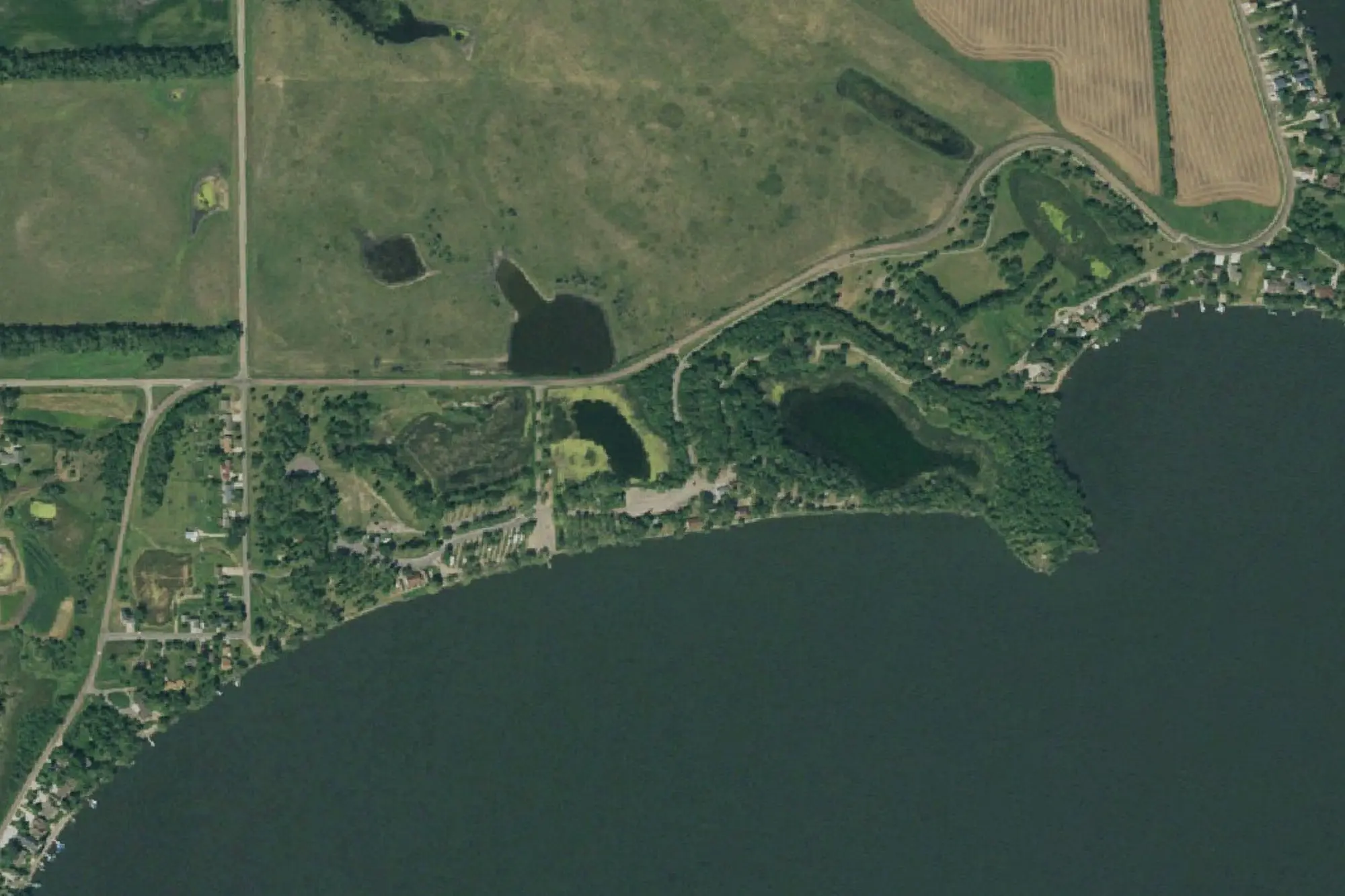 Aerial view of Memorial Park