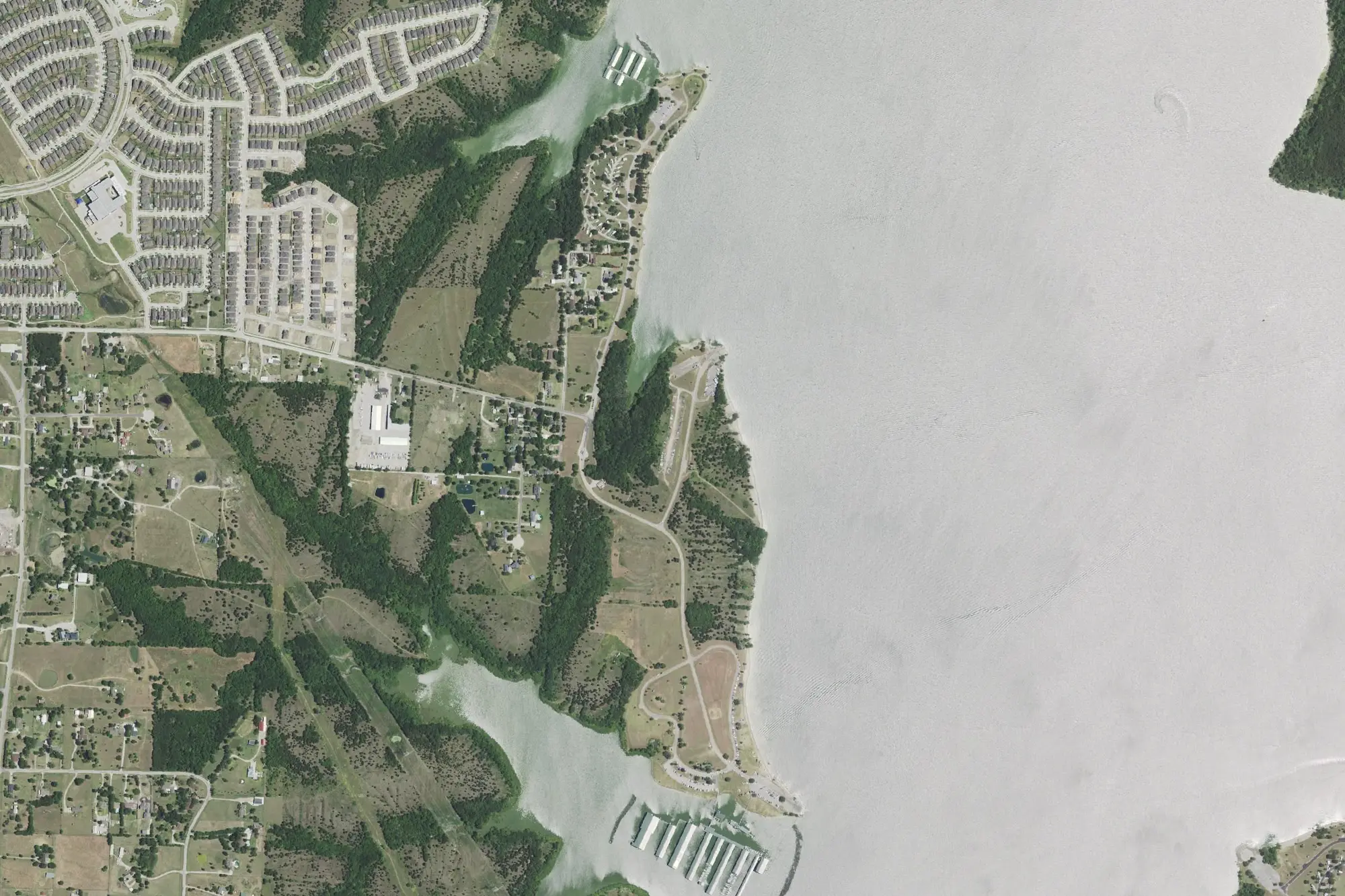Aerial view of Collin Park