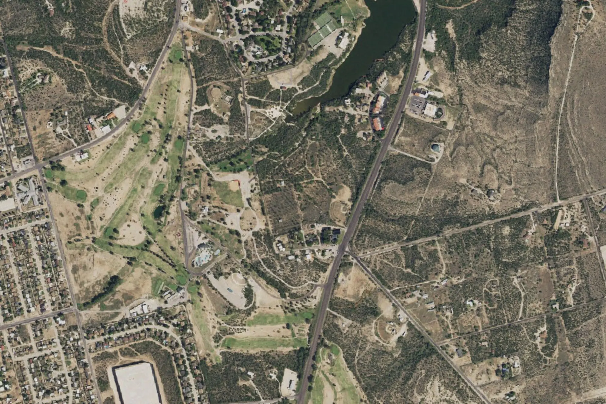 Aerial view of Comanche Trail Park