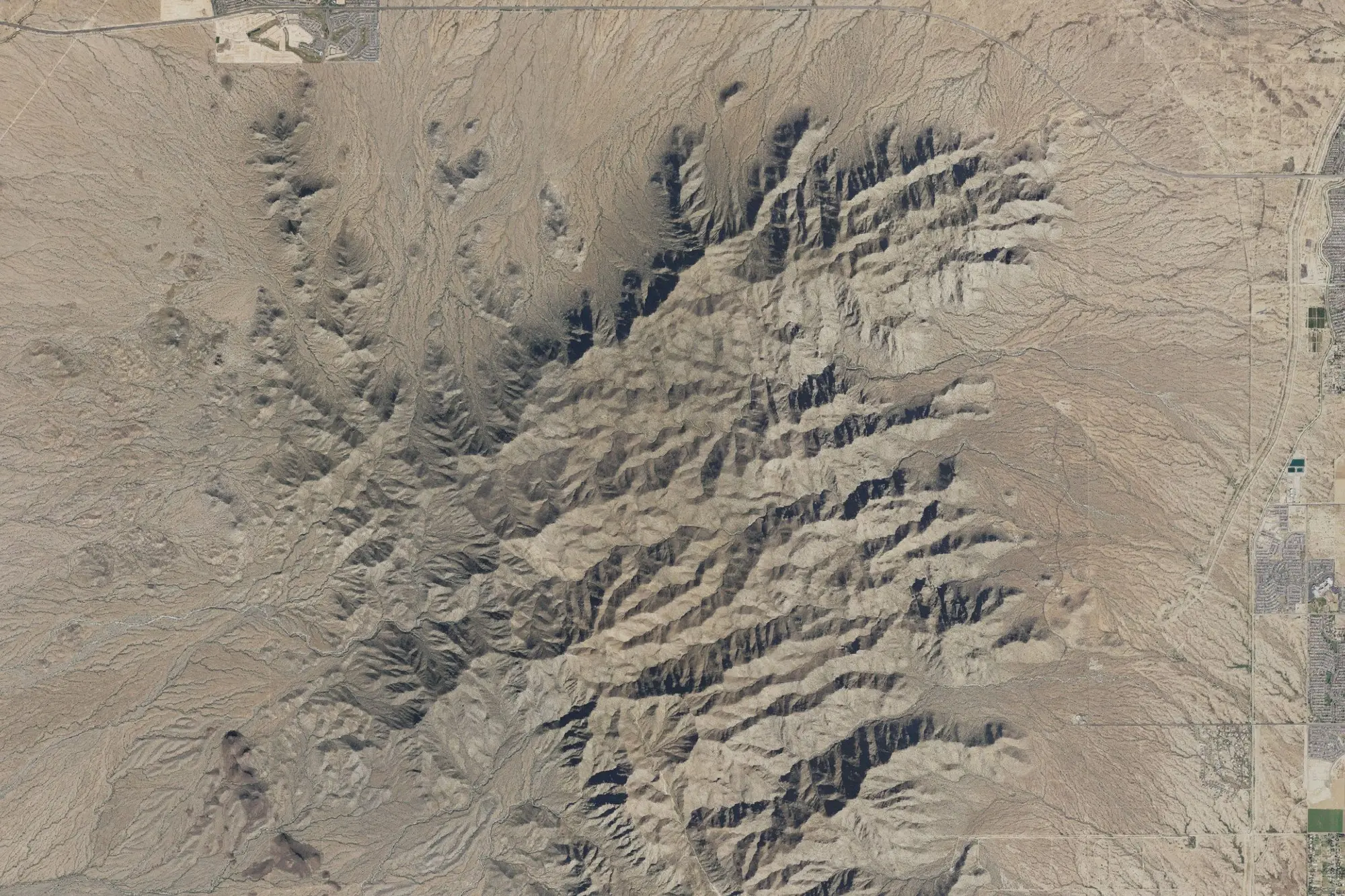 Aerial view of White Tank Mountain Regional Park