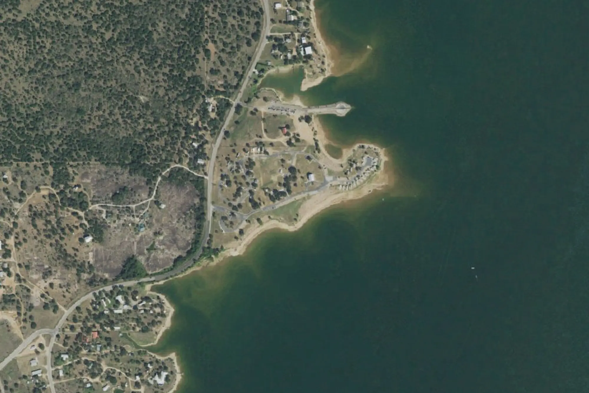 Aerial view of Black Rock Park
