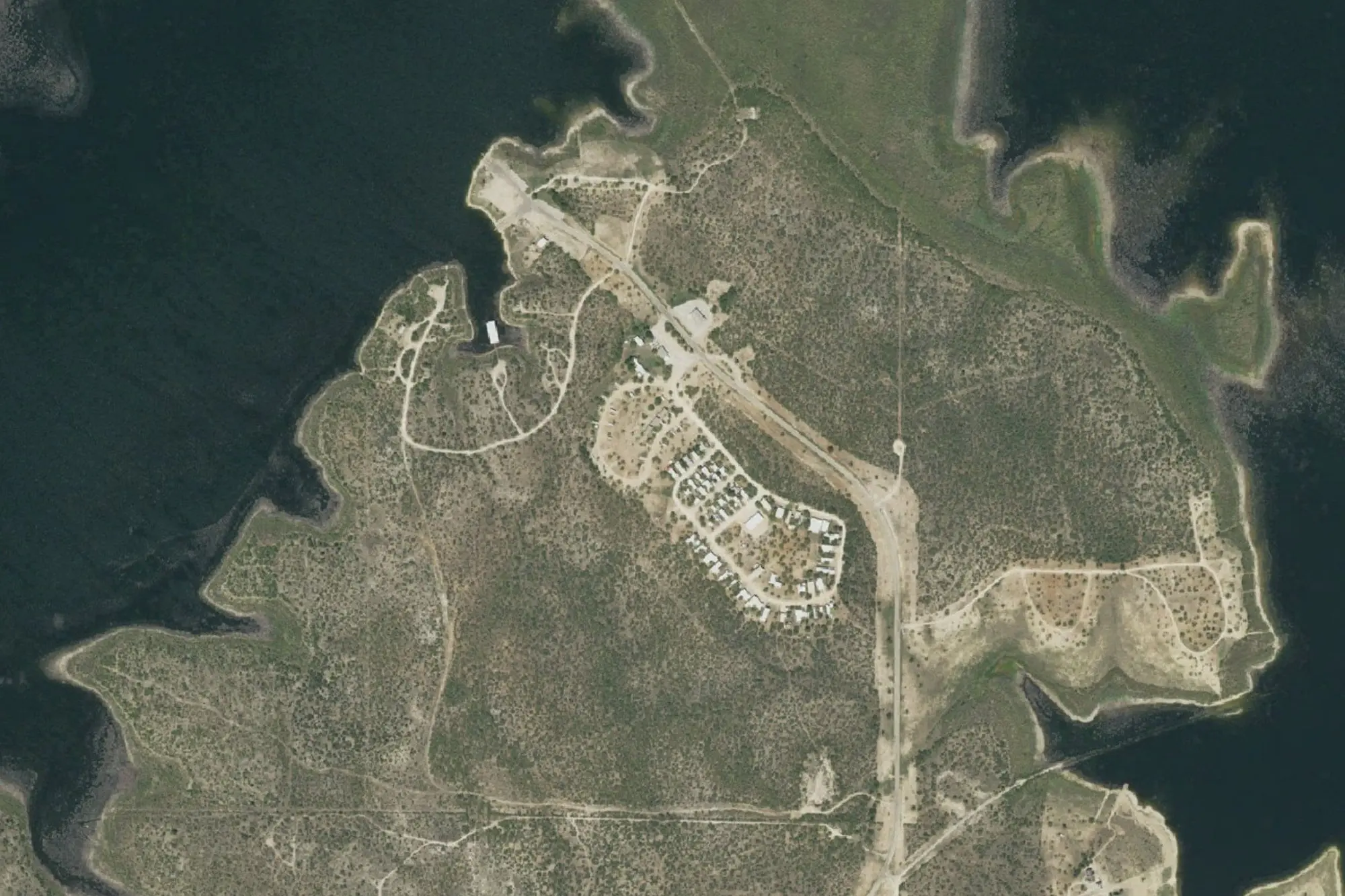 Aerial view of Concho Recreation Area