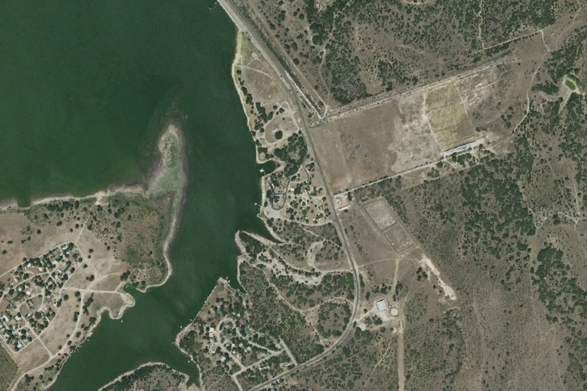 Aerial view of Brady City Park