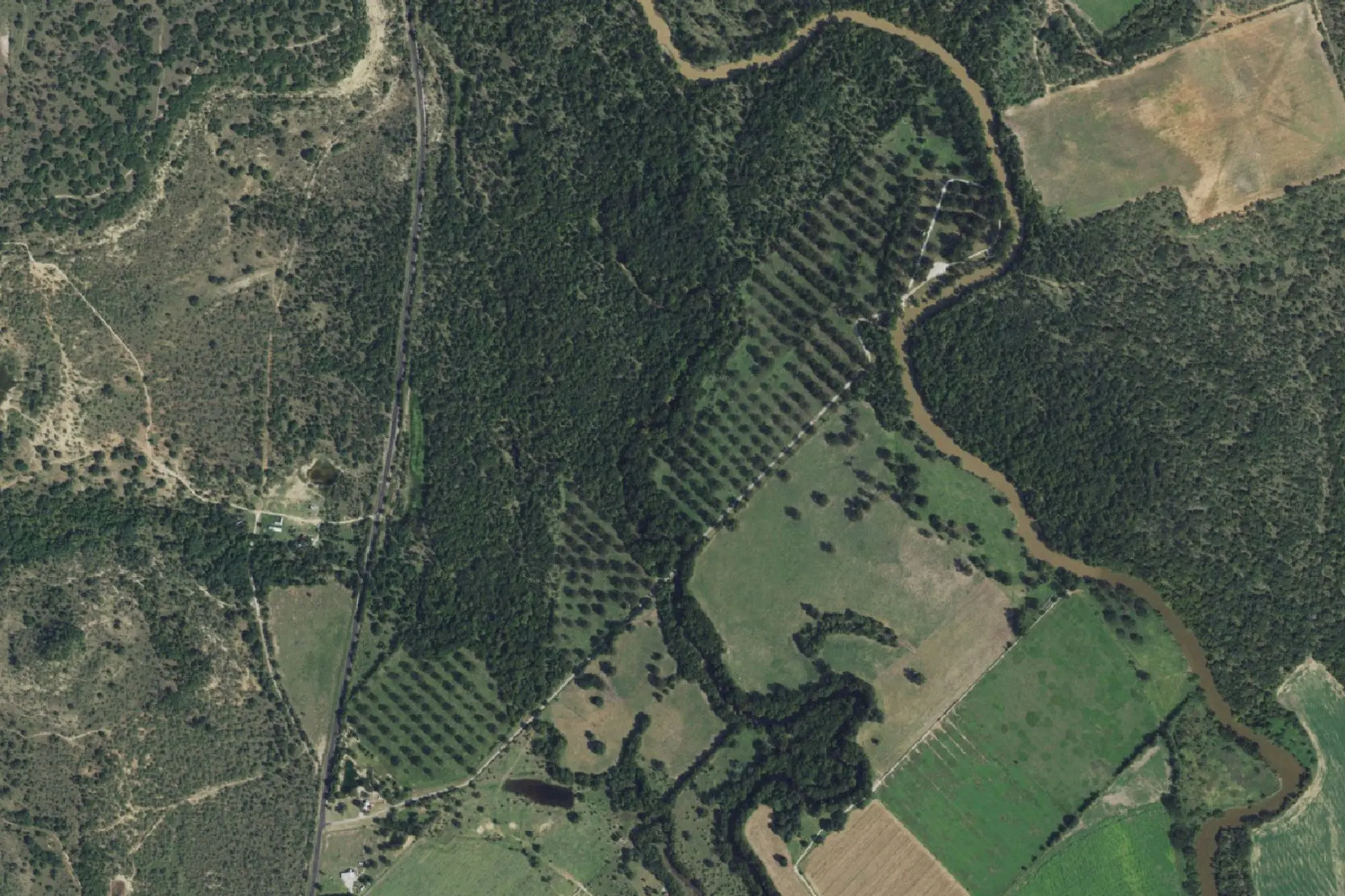 Aerial view of Fabis Park