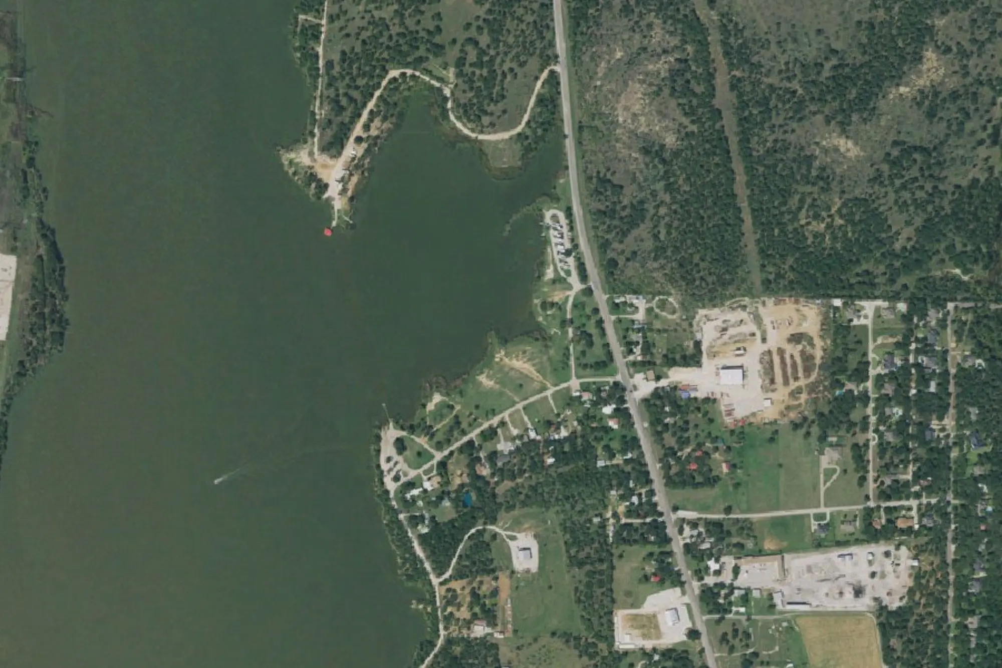 Aerial view of Eddleman Park