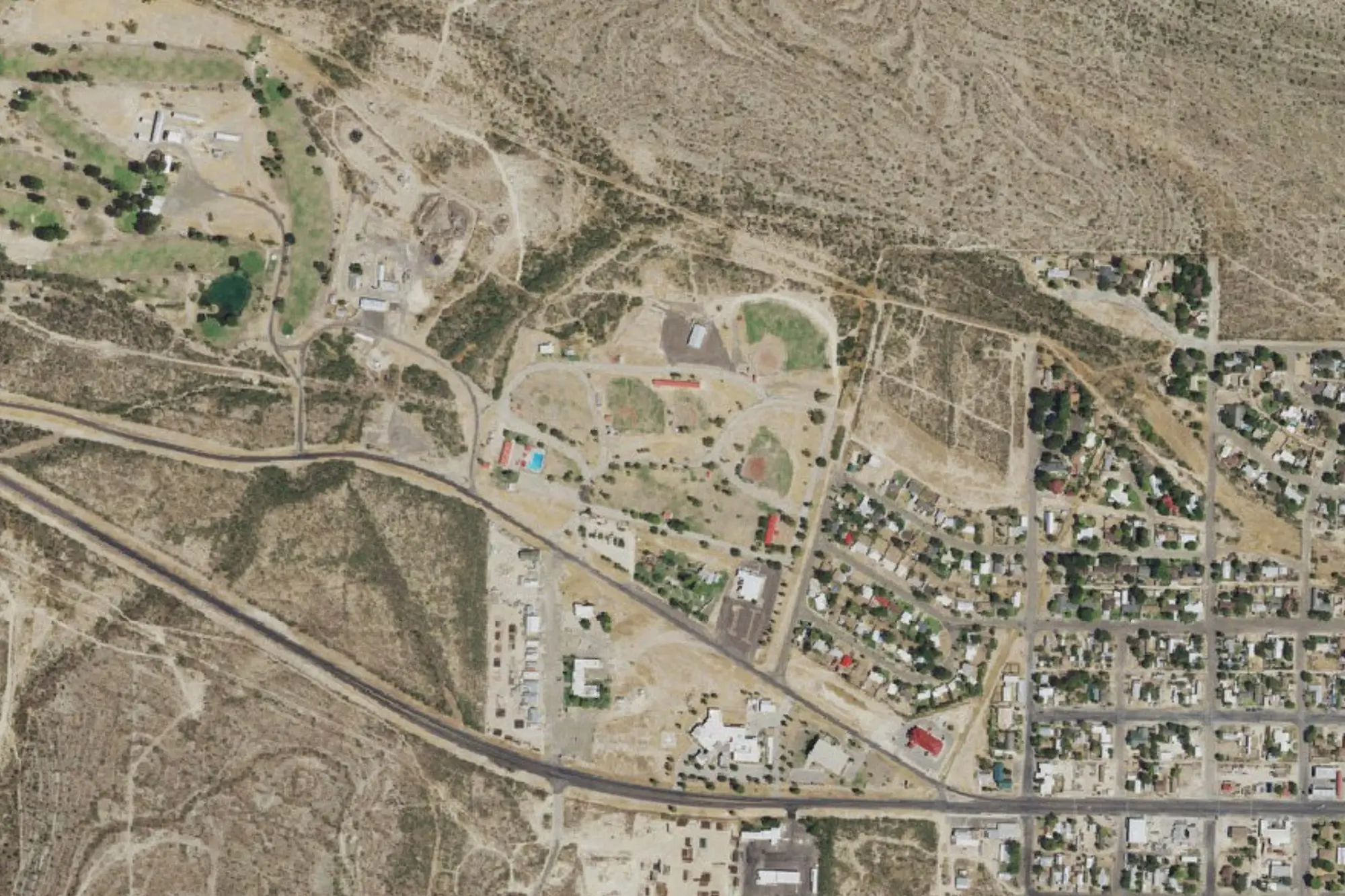 Aerial view of City Park