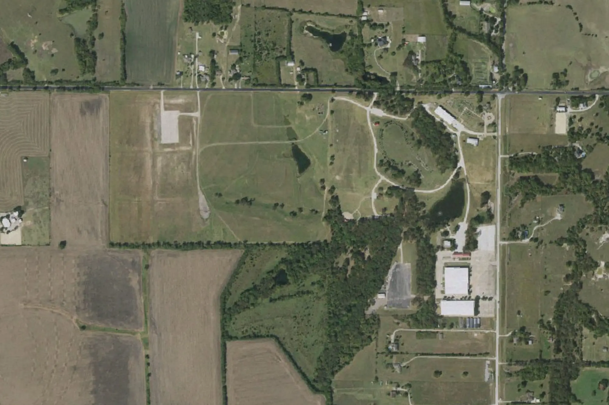 Aerial view of Myers Park
