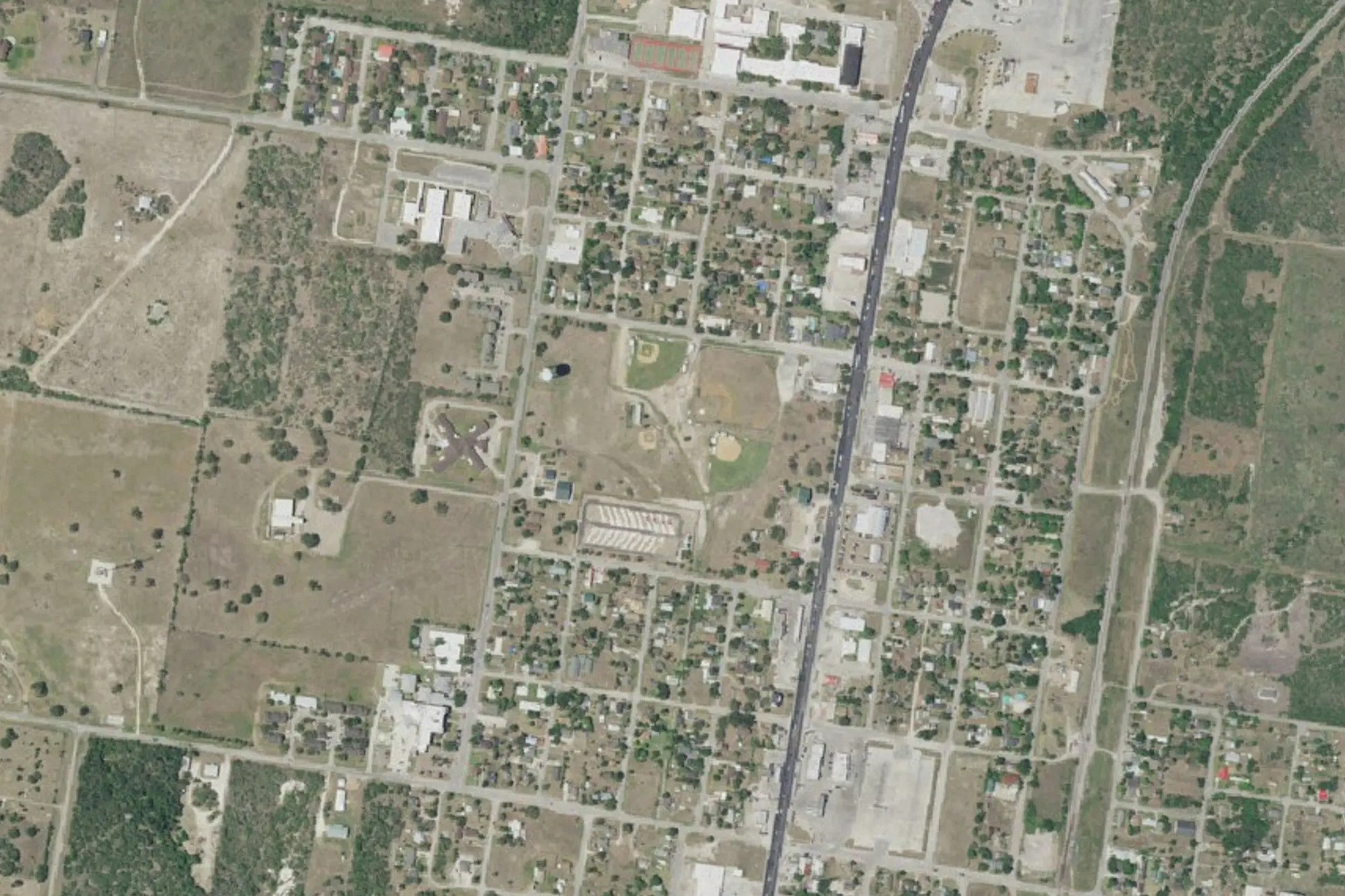 Aerial view of Hertiage Park