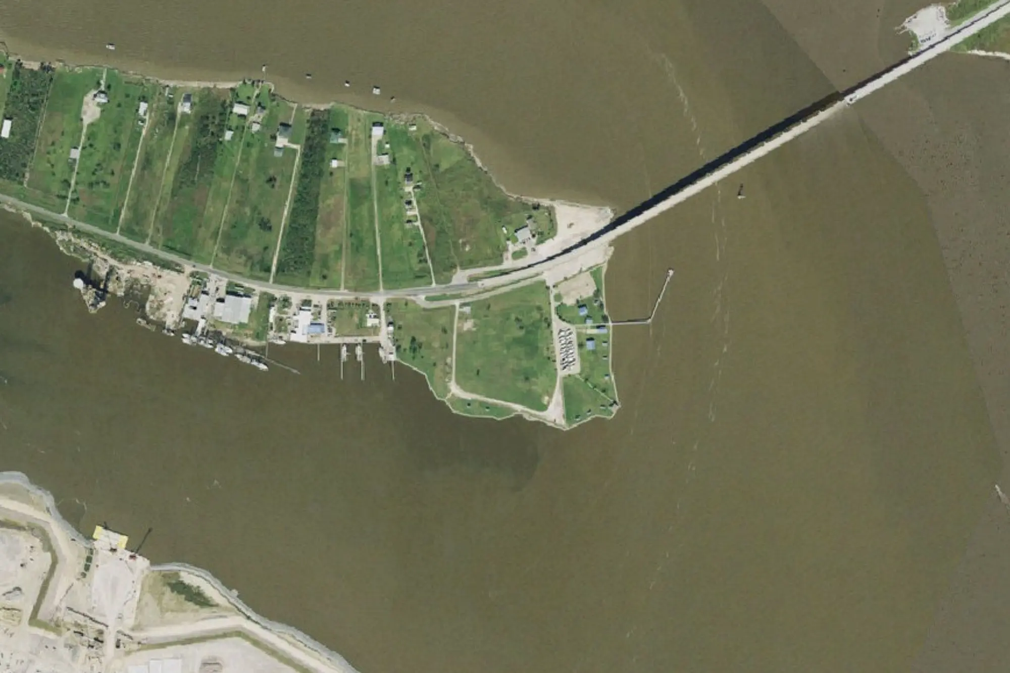 Aerial view of Walter Umphrey State Park