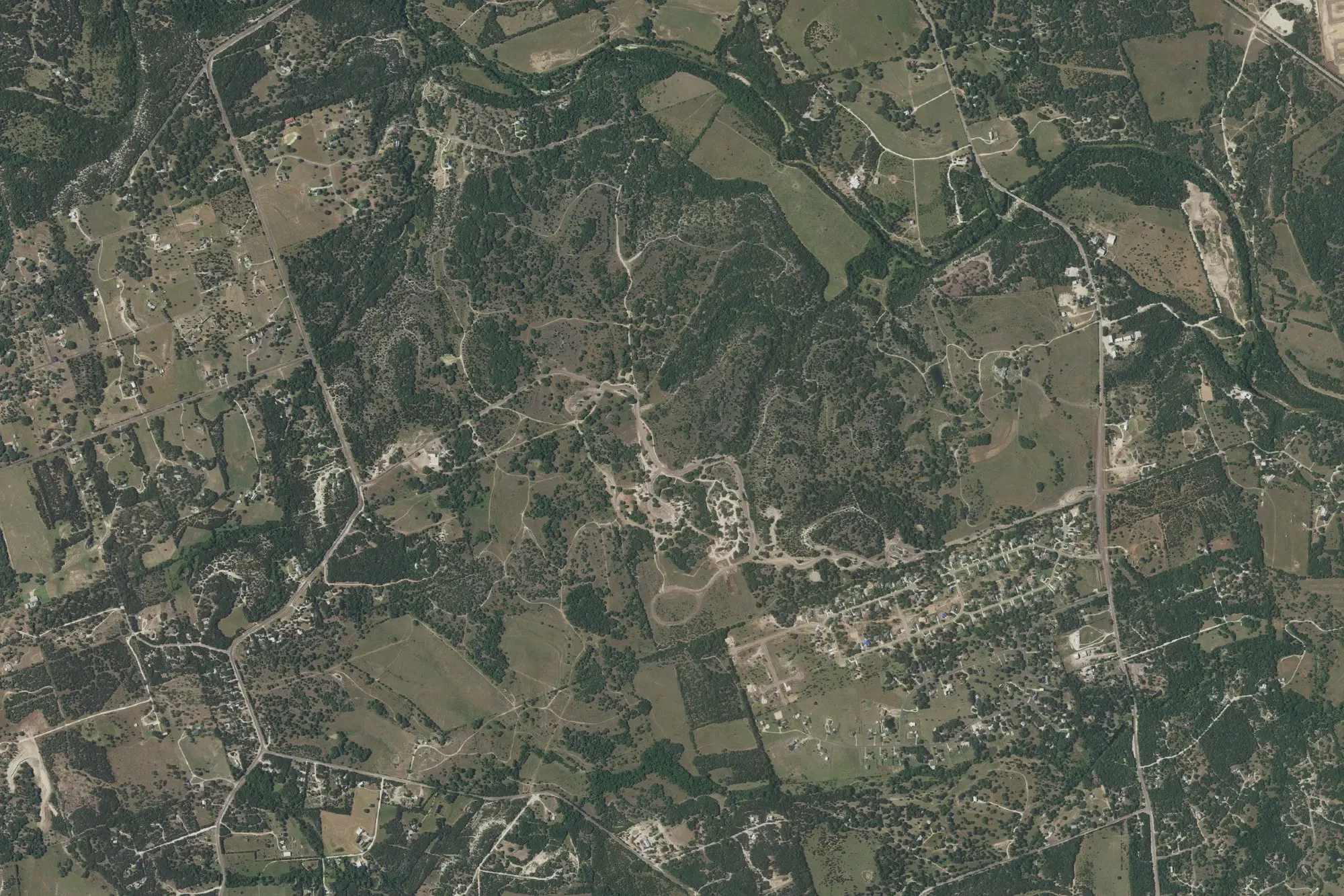 Aerial view of River Ranch County Park
