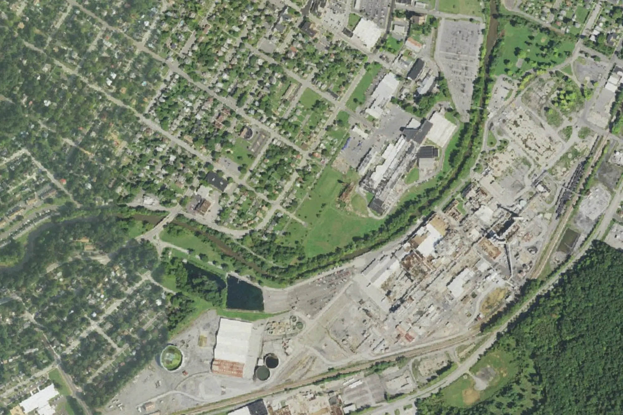 Aerial view of Unknown Park