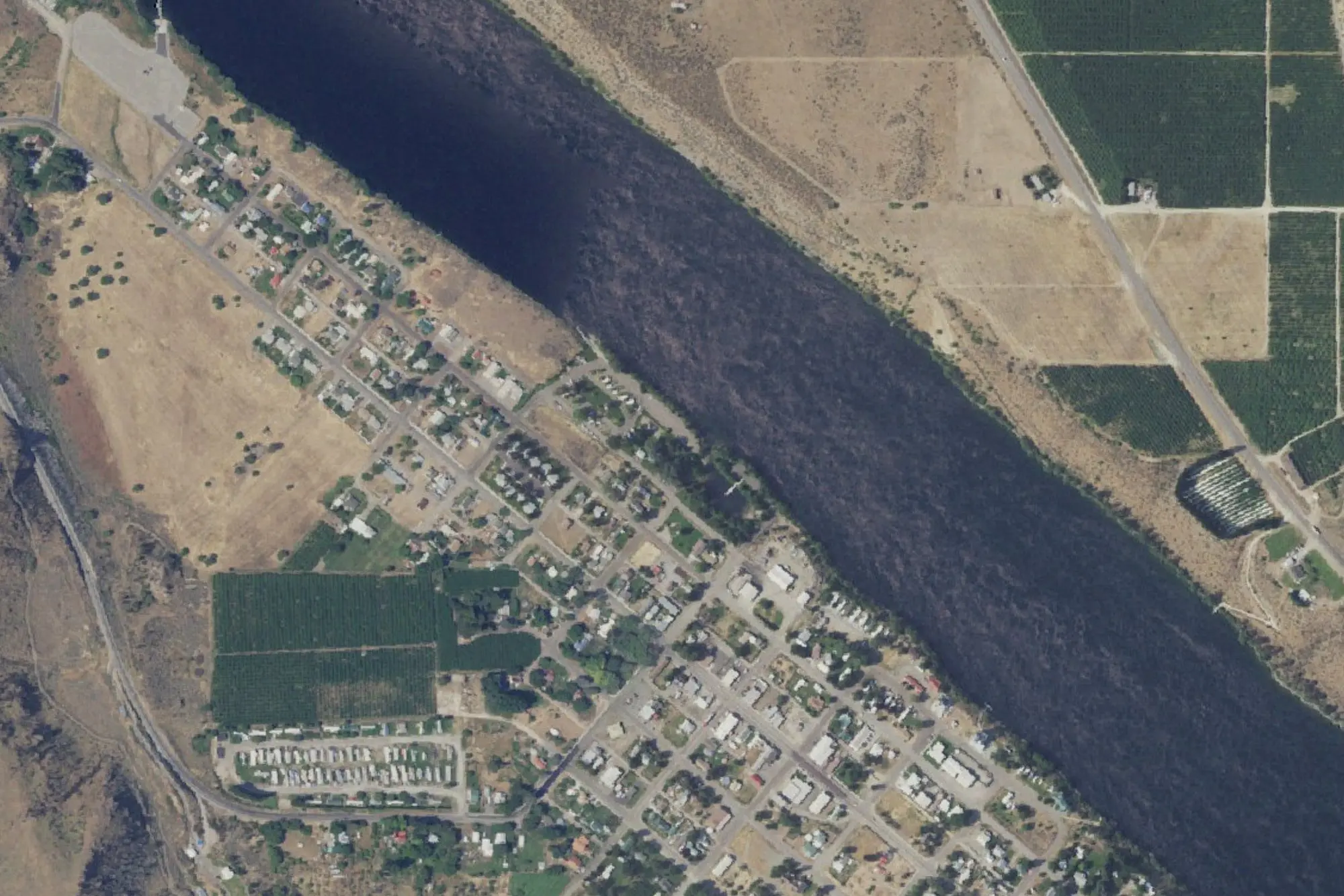 Aerial view of Waterfront Park