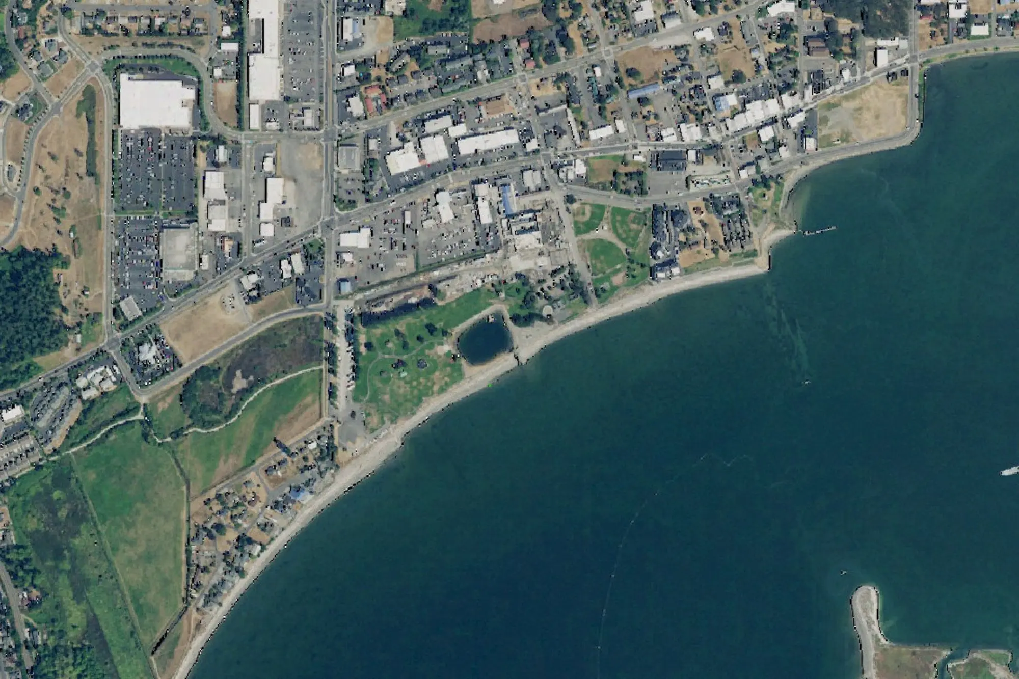 Aerial view of Windjammer Park