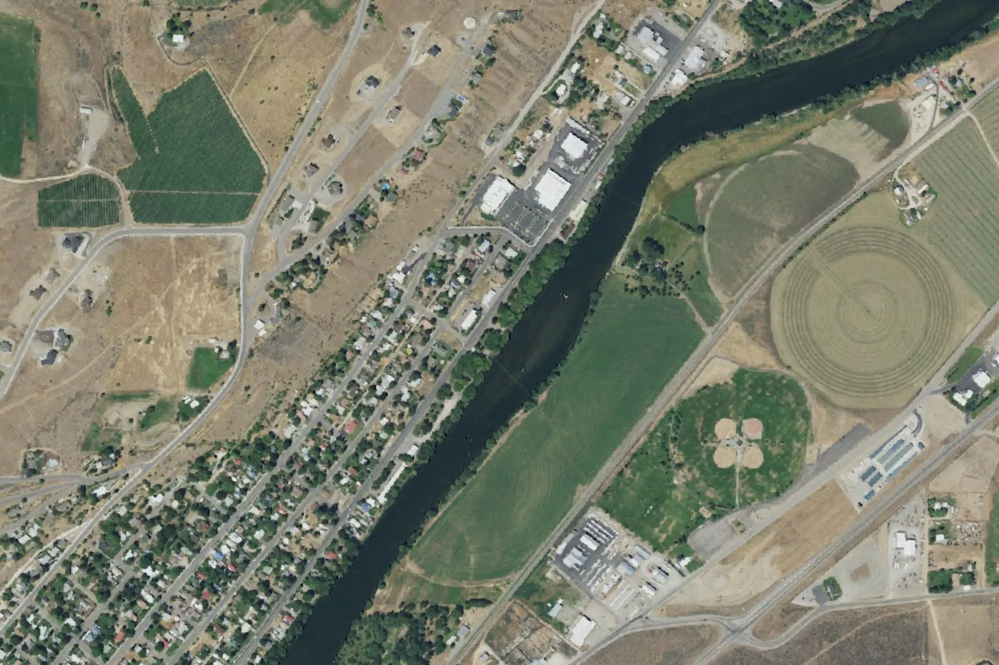 Aerial view of Legion Park