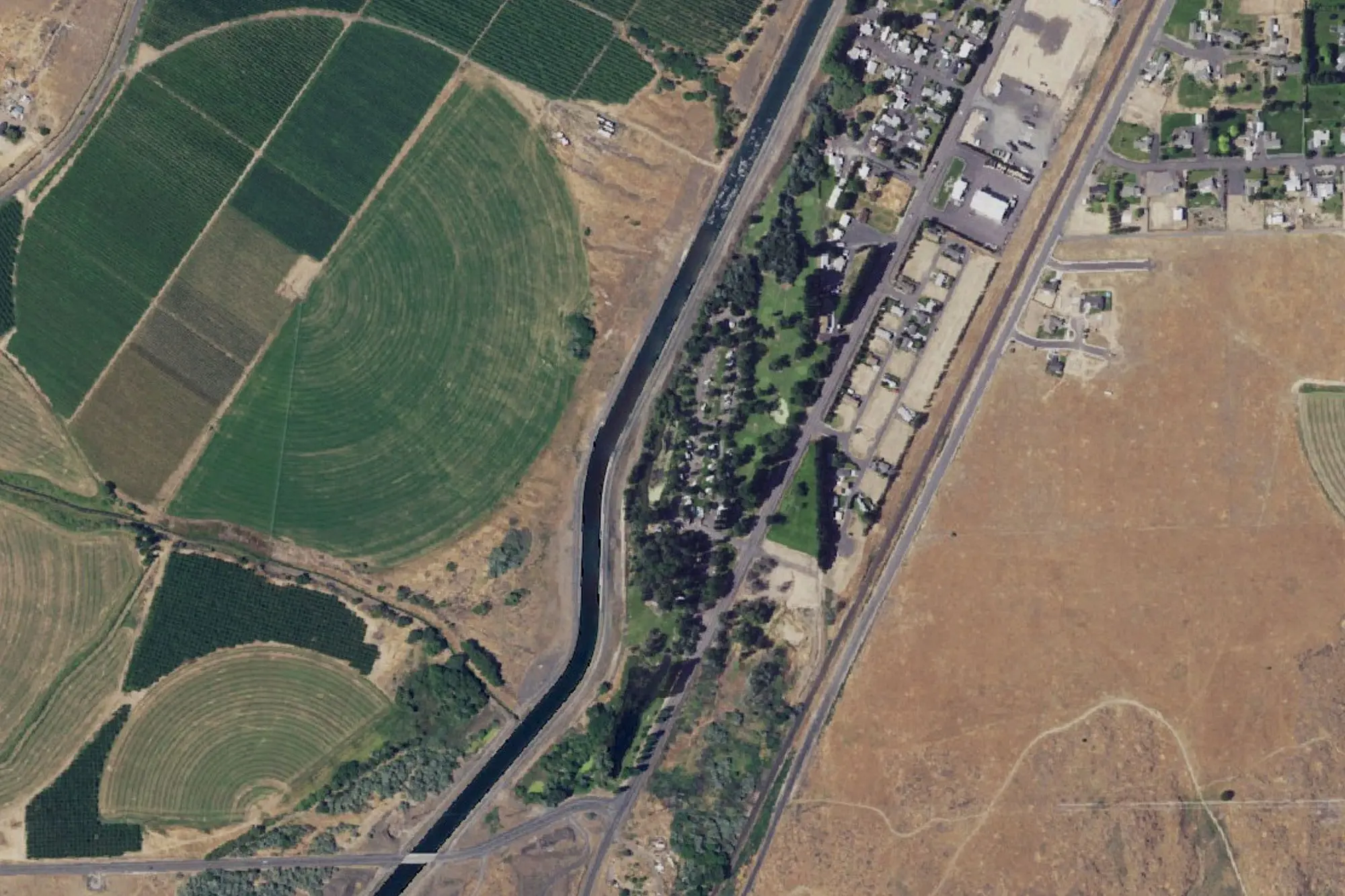 Aerial view of Oasis Park