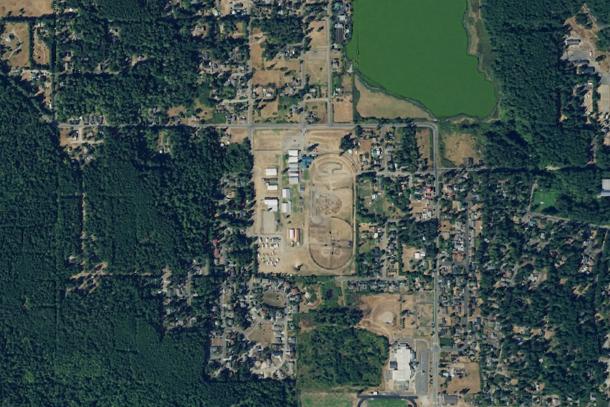 Aerial view of Jefferson County Fairgrounds