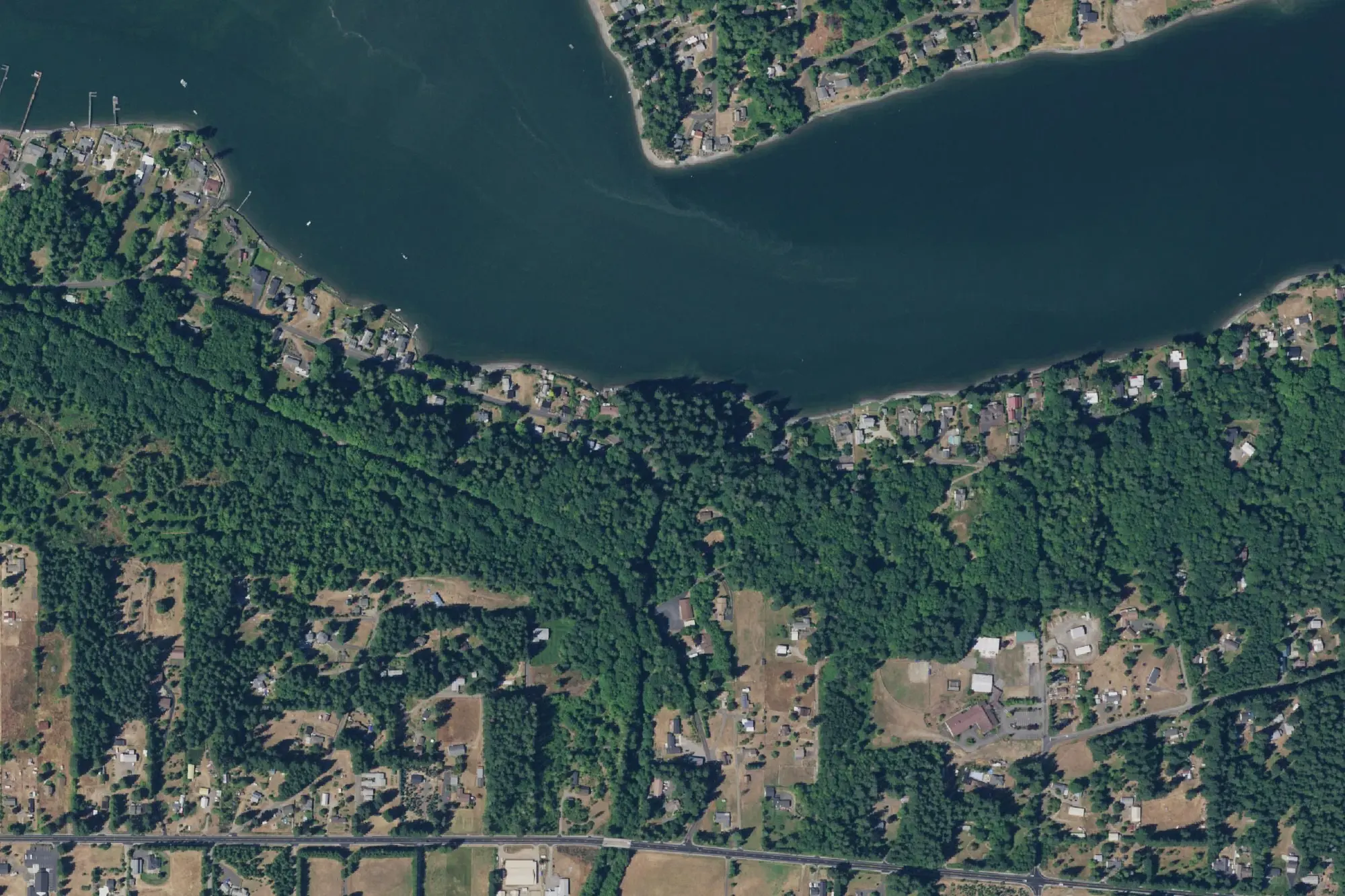 Aerial view of Walker Park