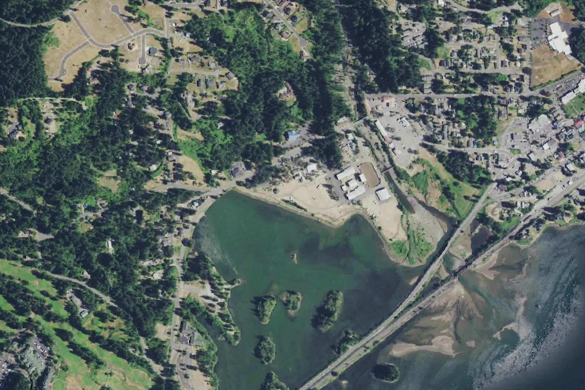 Aerial view of Rock Creek Park