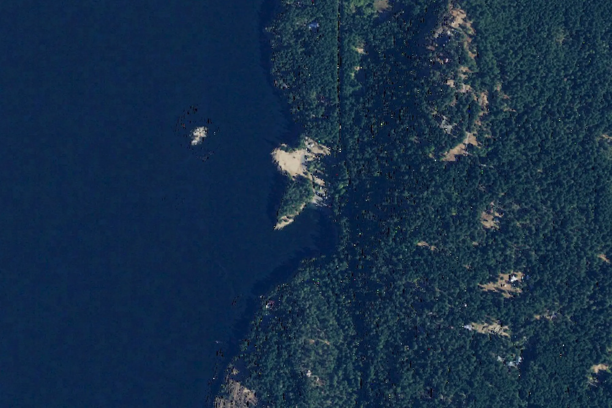 Aerial view of San Juan Park