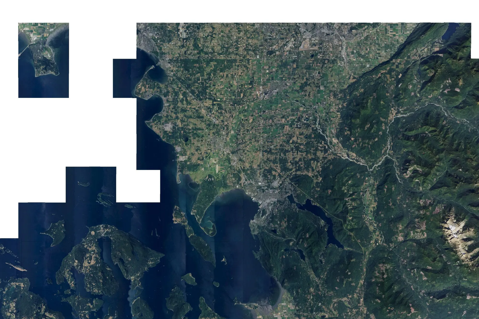 Aerial view of Whatcom County Parks & Recreation