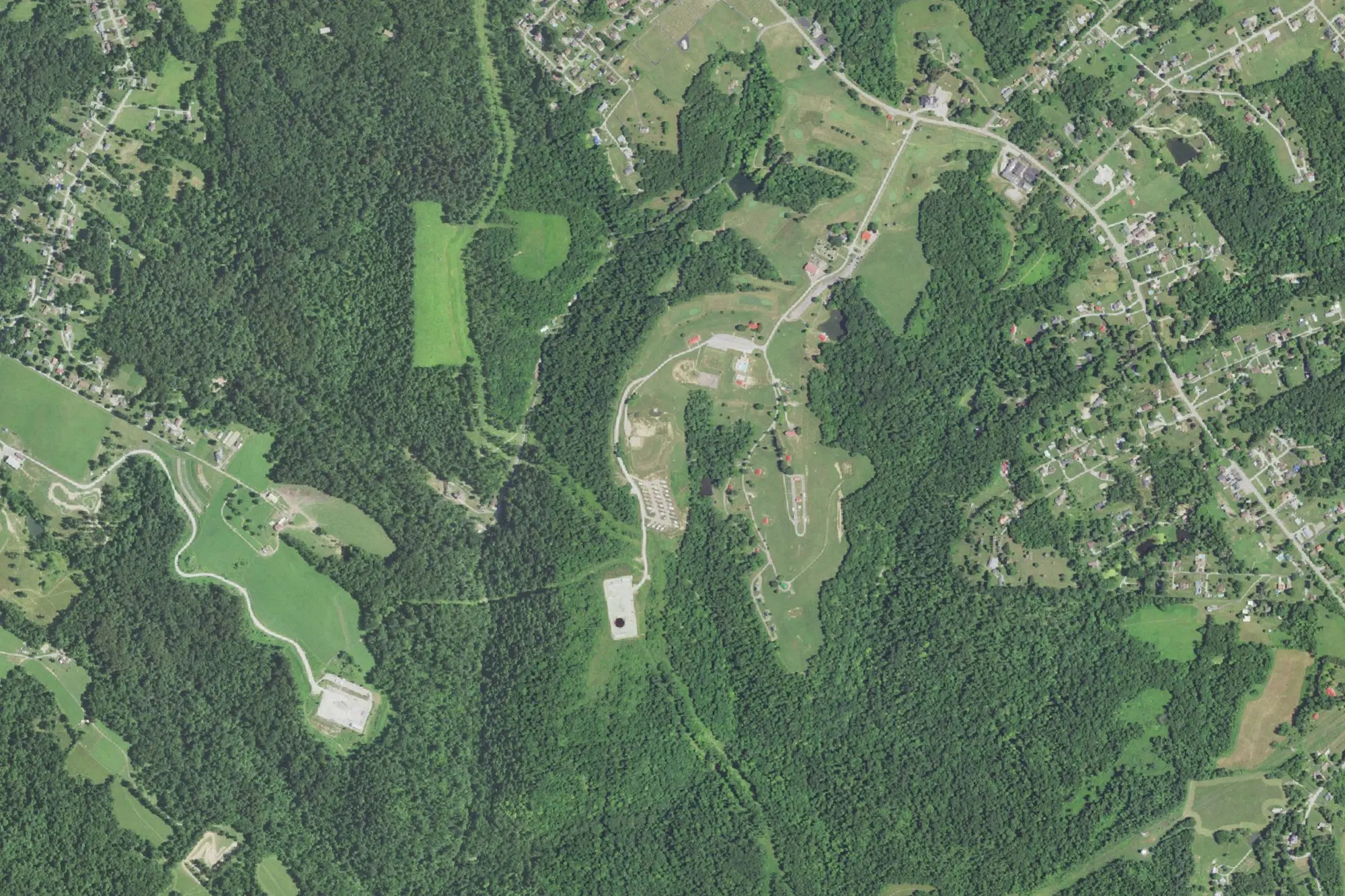Aerial view of Brooke Hills Park