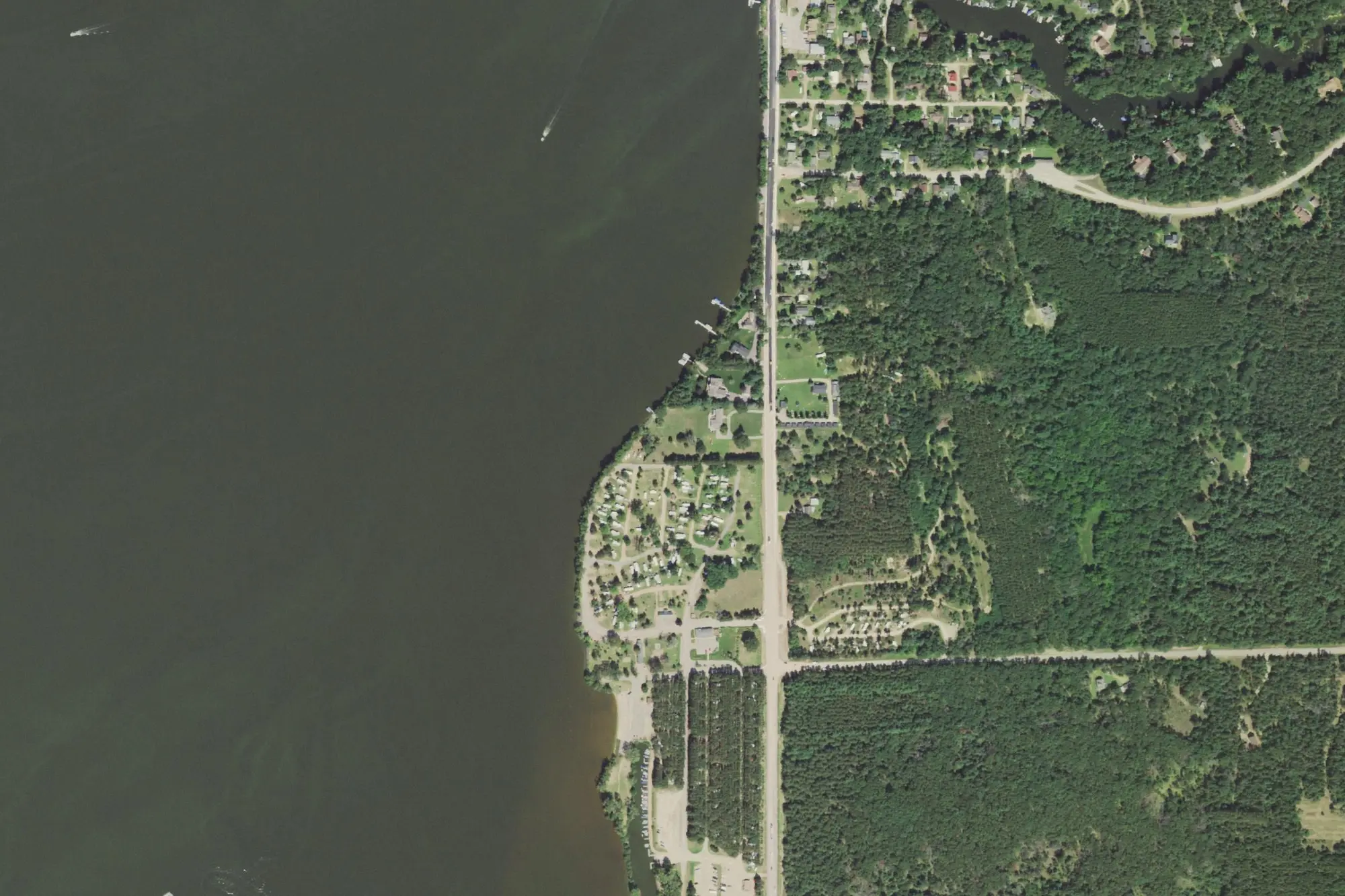 Aerial view of Castle Rock County Park