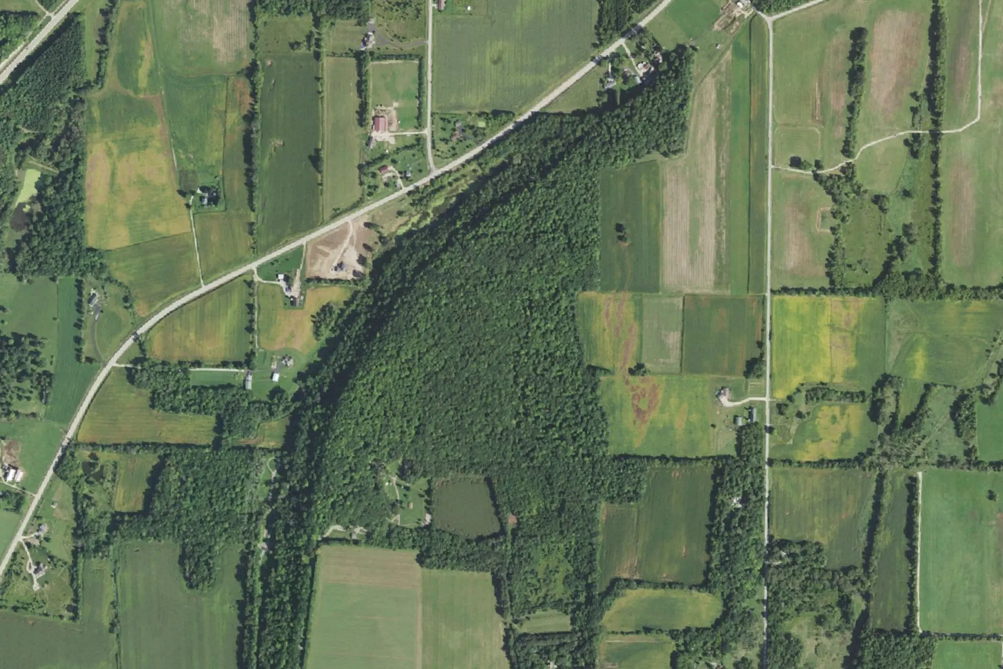 Aerial view of Ledge County Park