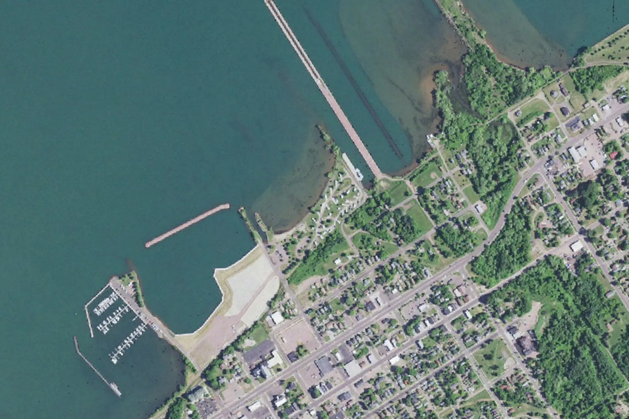 Aerial view of Kreher Park